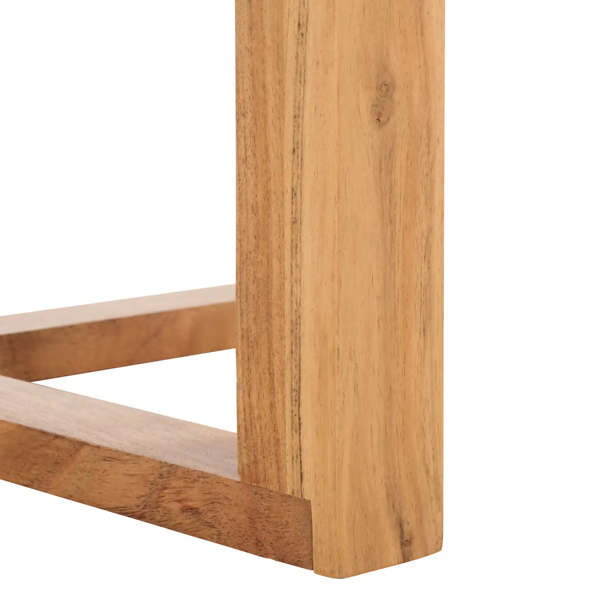 Bernardi Marble Top Accent Table in Natural / White, detail view
