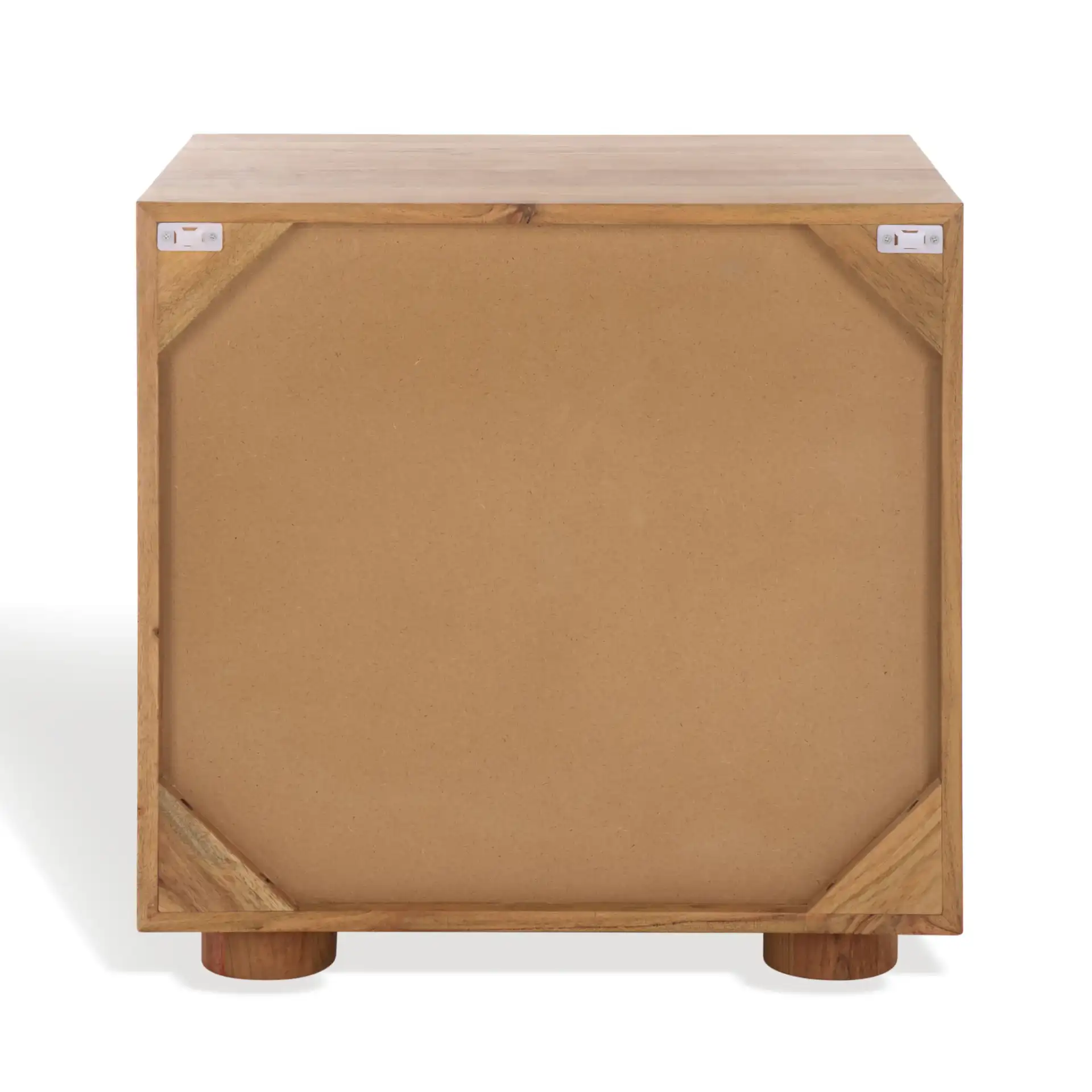 Lesliette Three-Drawer Nightstand in Natural, detail view
