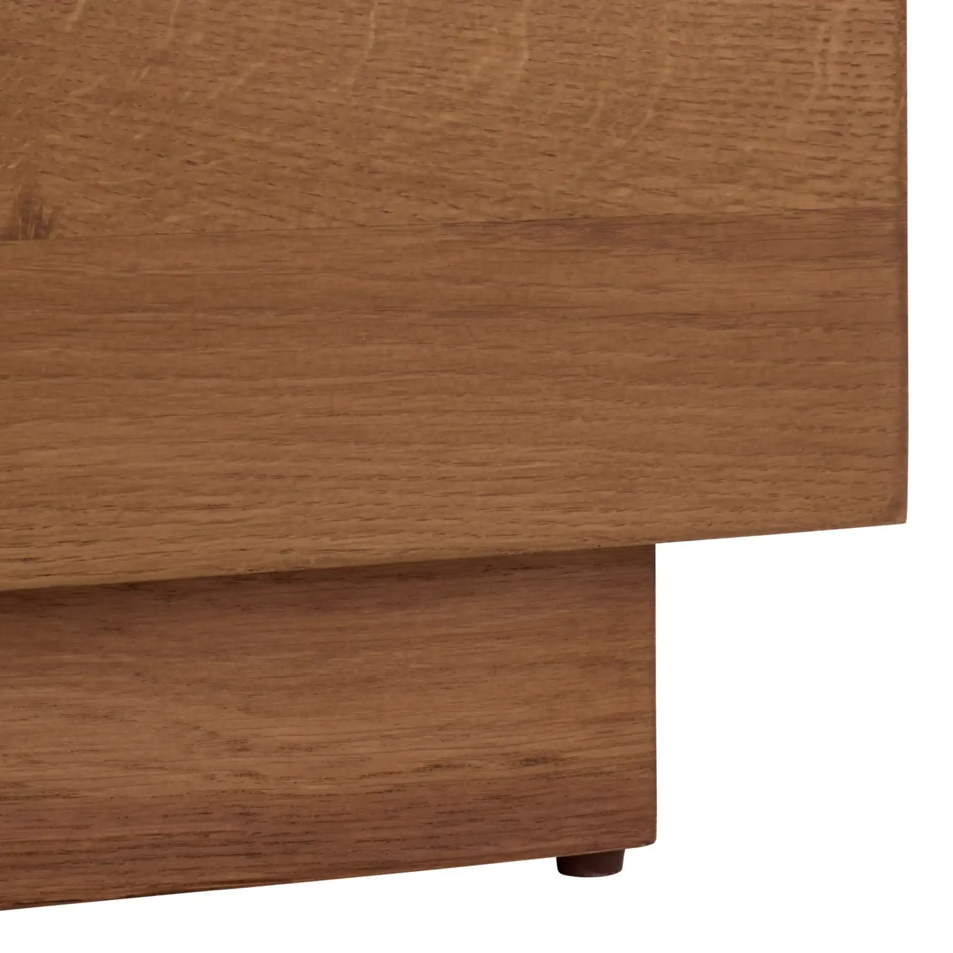 Lilybelle Marble Top Nightstand in Walnut / Black, detail view