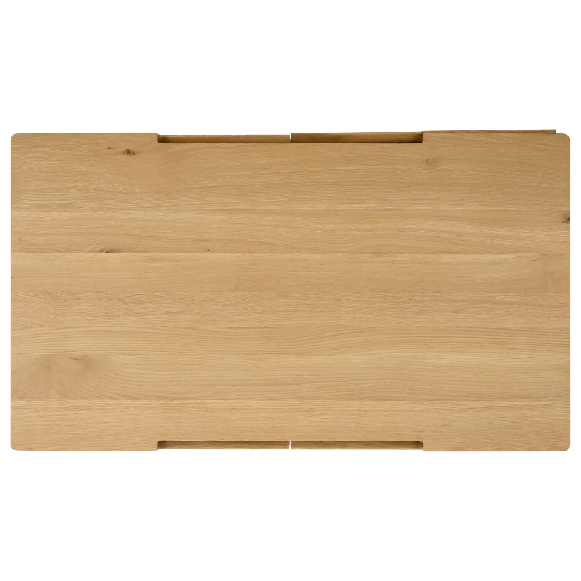 Riverside Oak Wood Coffee Table in Natural Oak, detail view