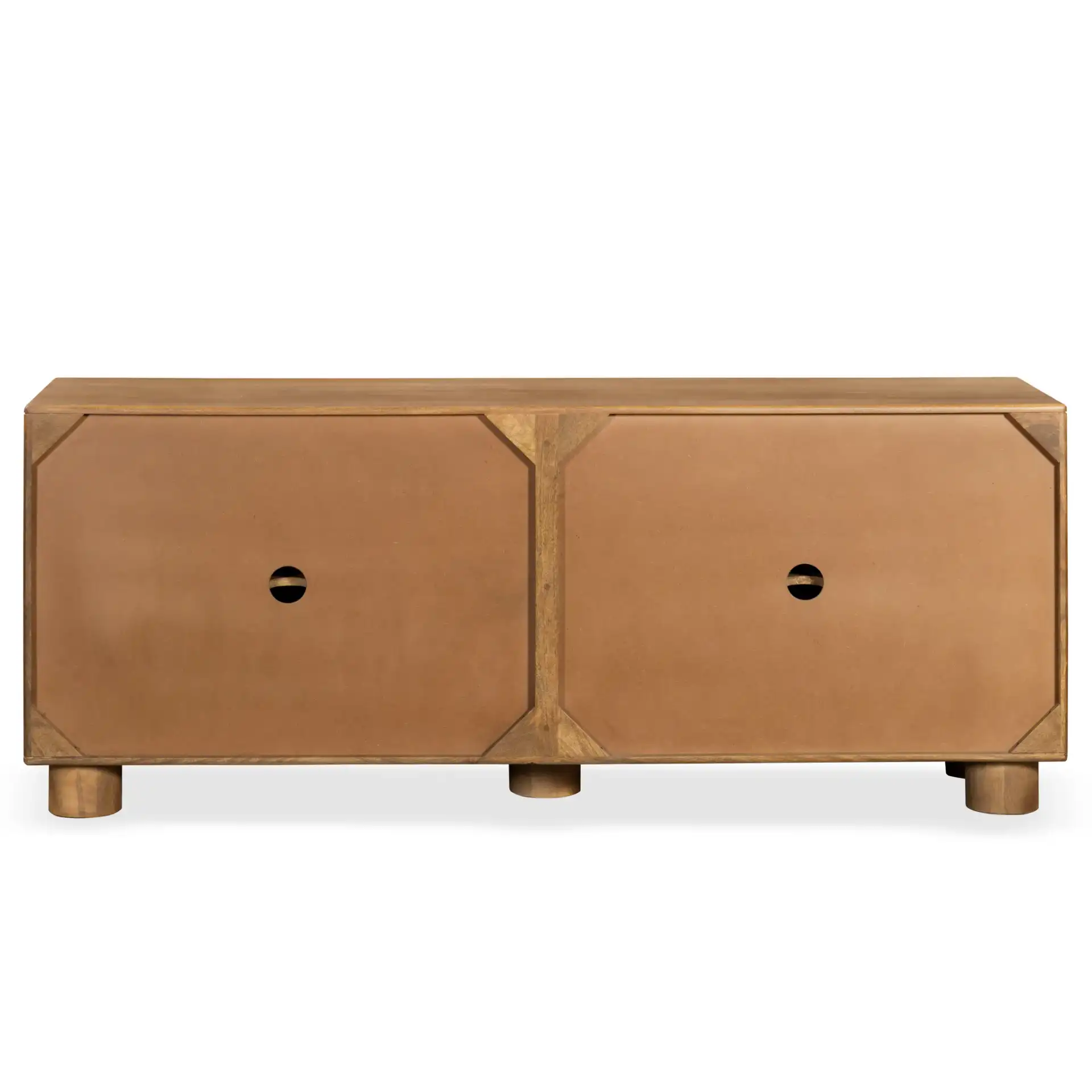 Bellasasha Wood Sideboard in Walnut, detail view
