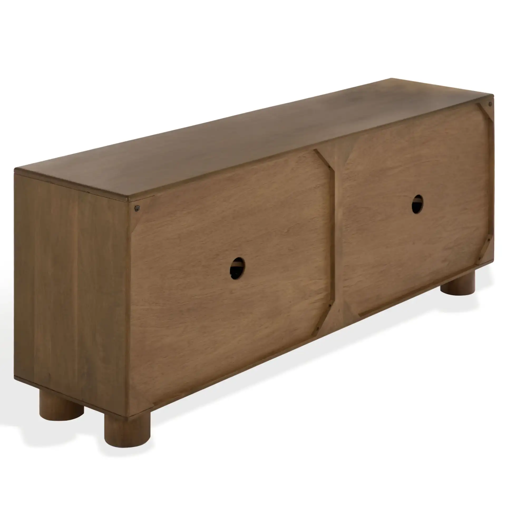 Bellasasha Wood Sideboard in Walnut, detail view