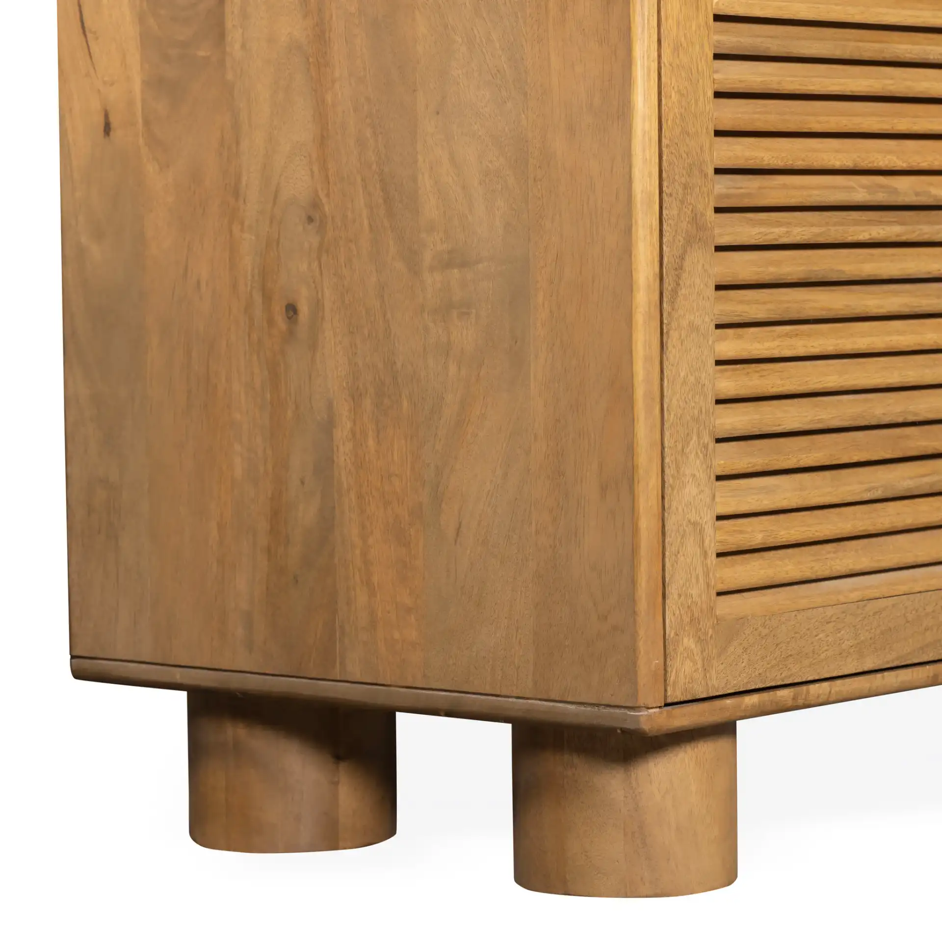Bellasasha Wood Sideboard in Walnut, detail view