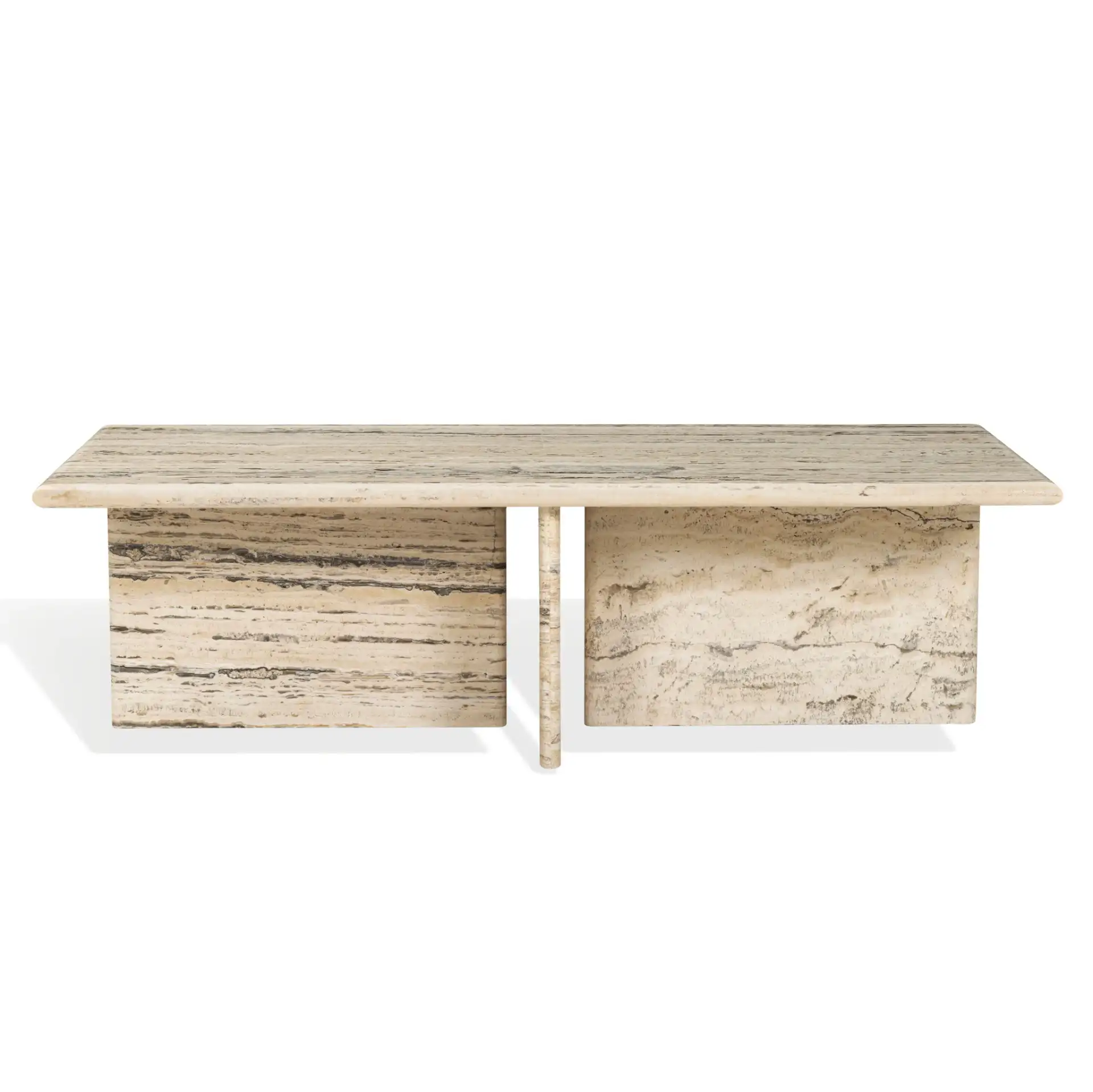 Feliciandra Trav Coffee Table in Travertine
