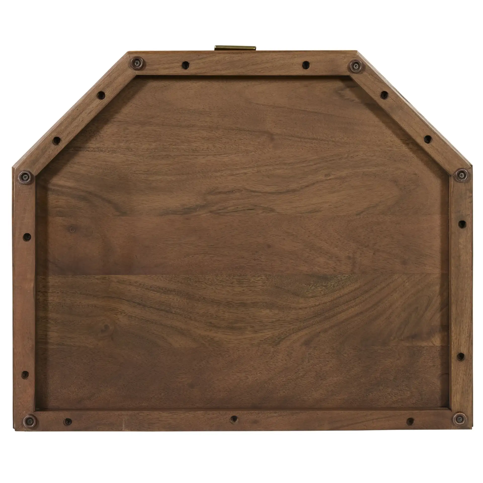 Stellamaria Marble Nightstand in Walnut / Black, detail view