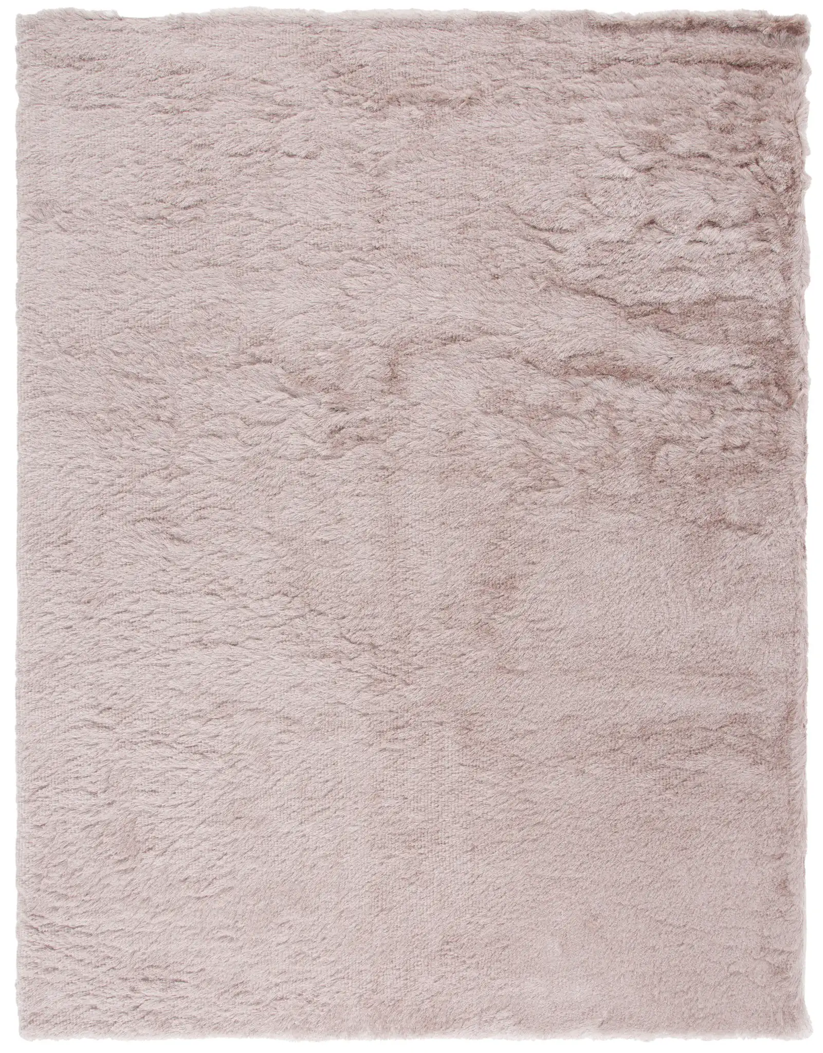 Paris Solid Hand-Tufted Shag Rug in Beige