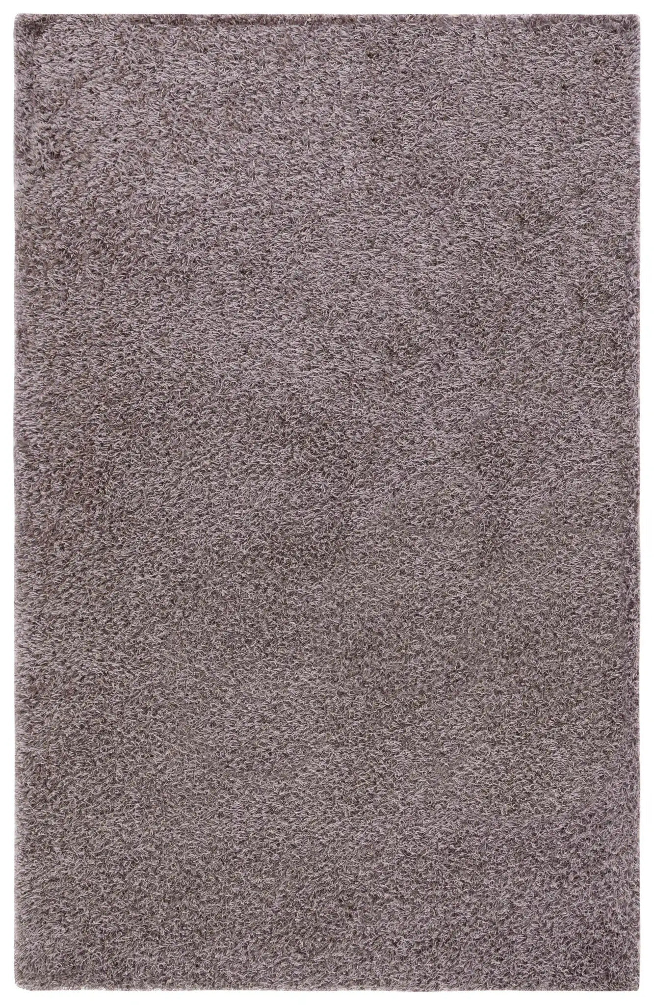 Monterey Solid Hand-Tufted Shag Rug in Silver