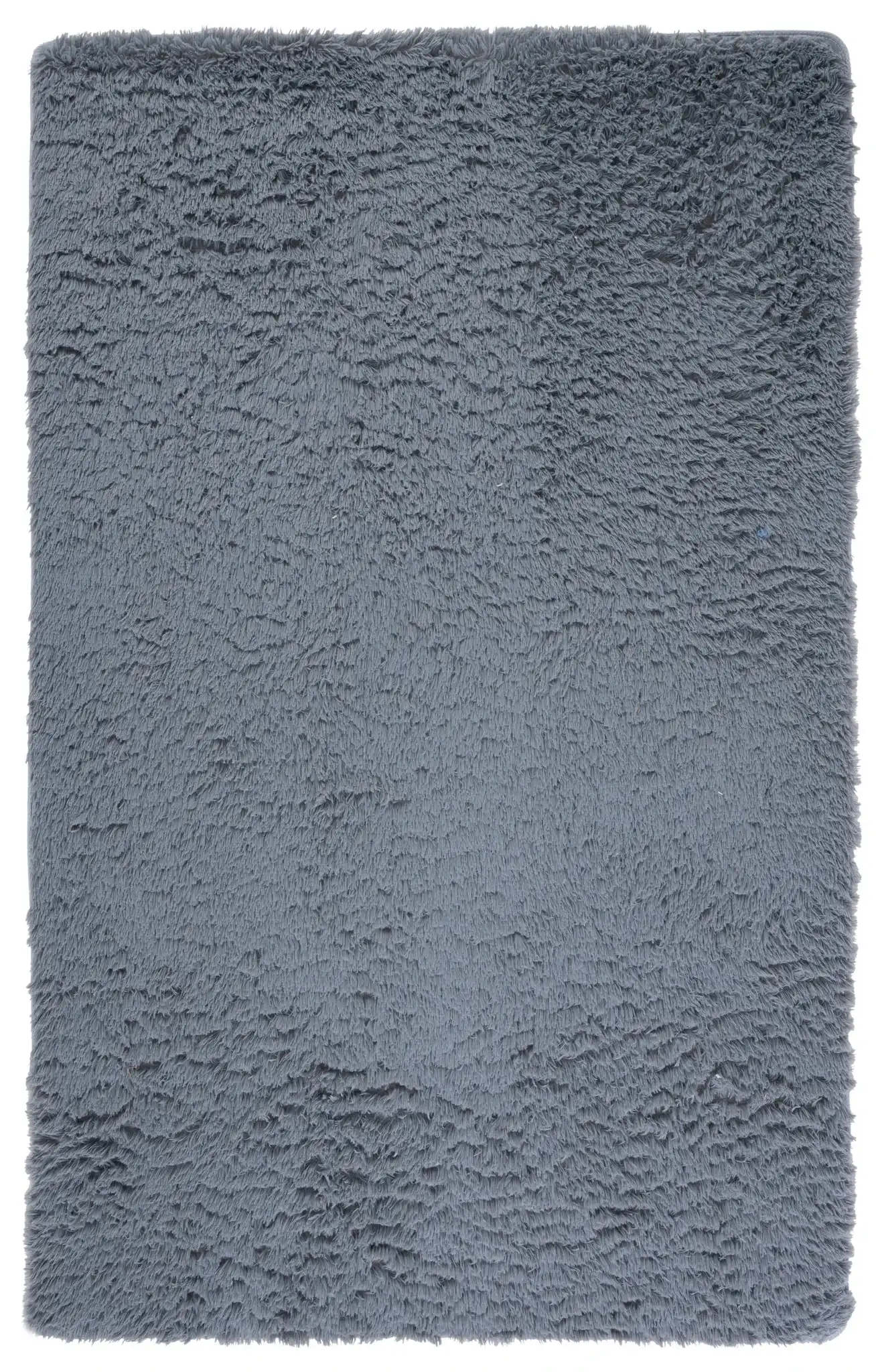 Soho Solid Washable Shag Rug in Dark Gray