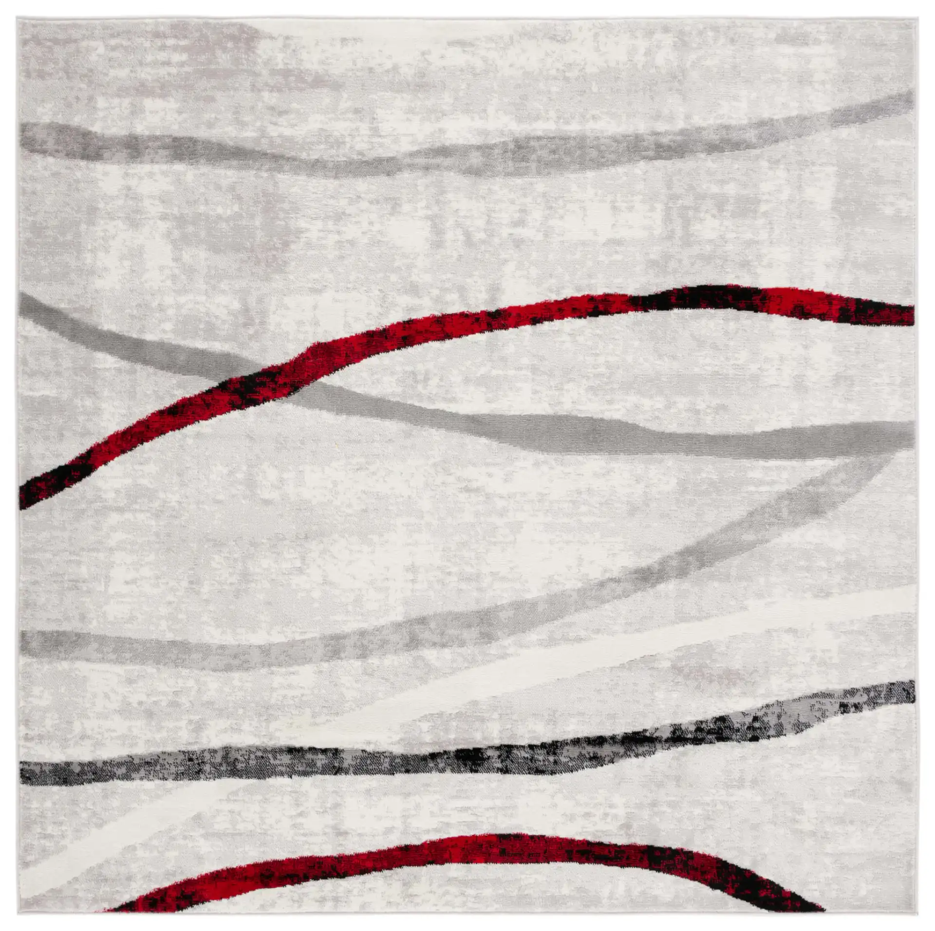Ivory Gray / Red