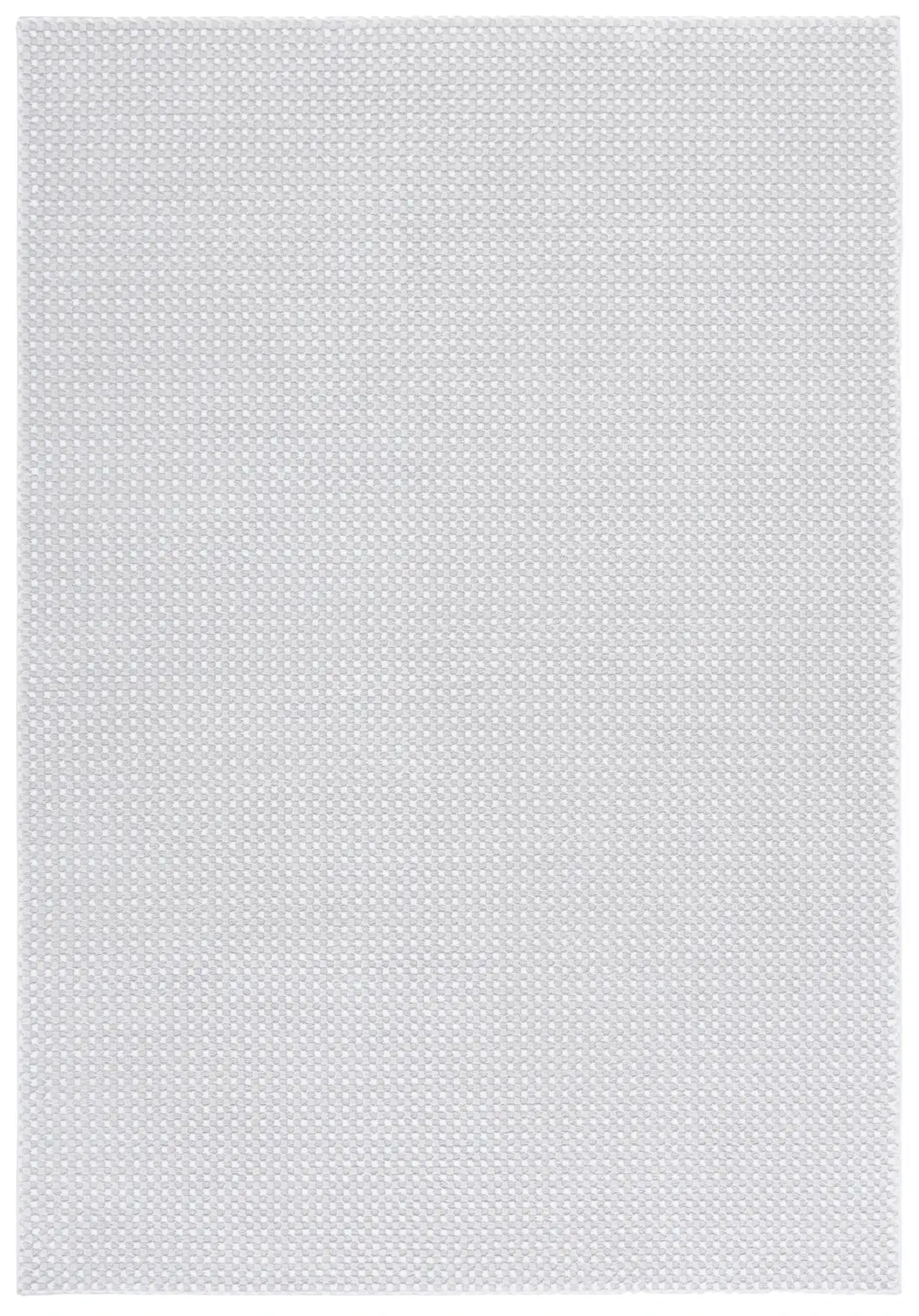 Slate Textured Grid Rug in Taupe / Ivory