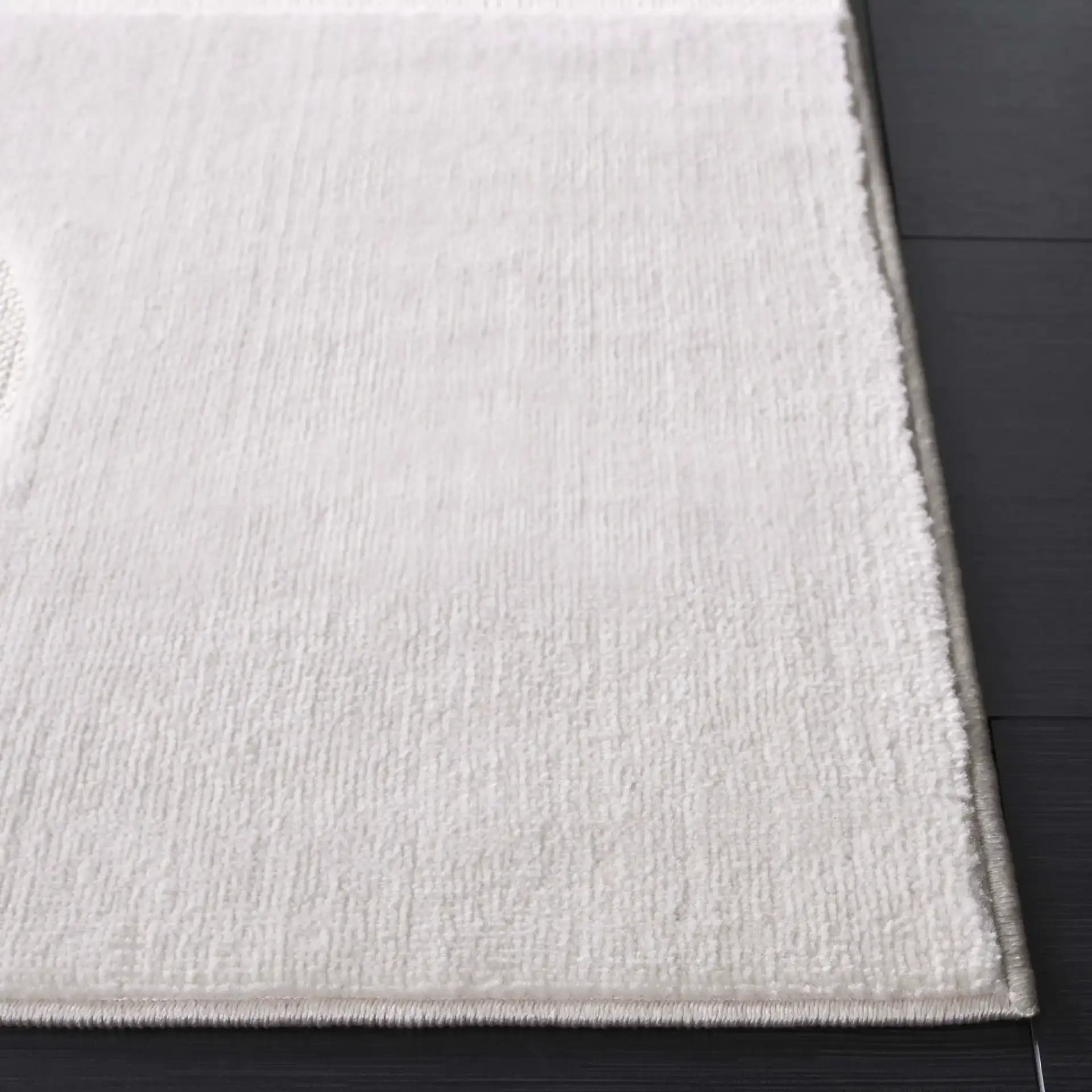 Selena Arch Rug in Ivory in a styled room