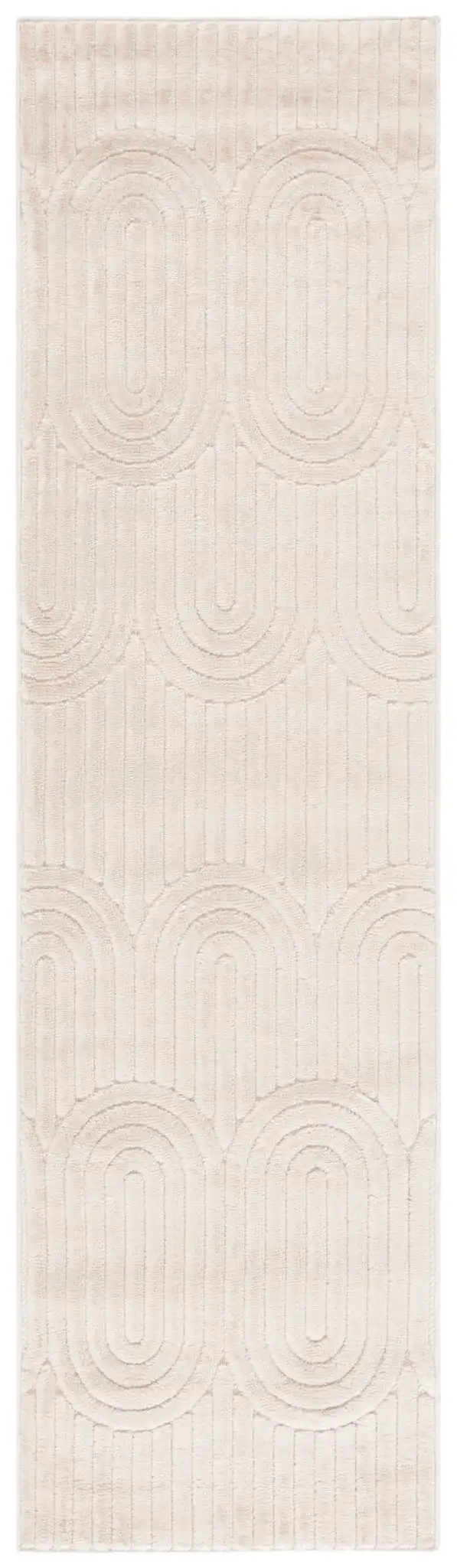 Selena Concentric Arch Rug in Beige