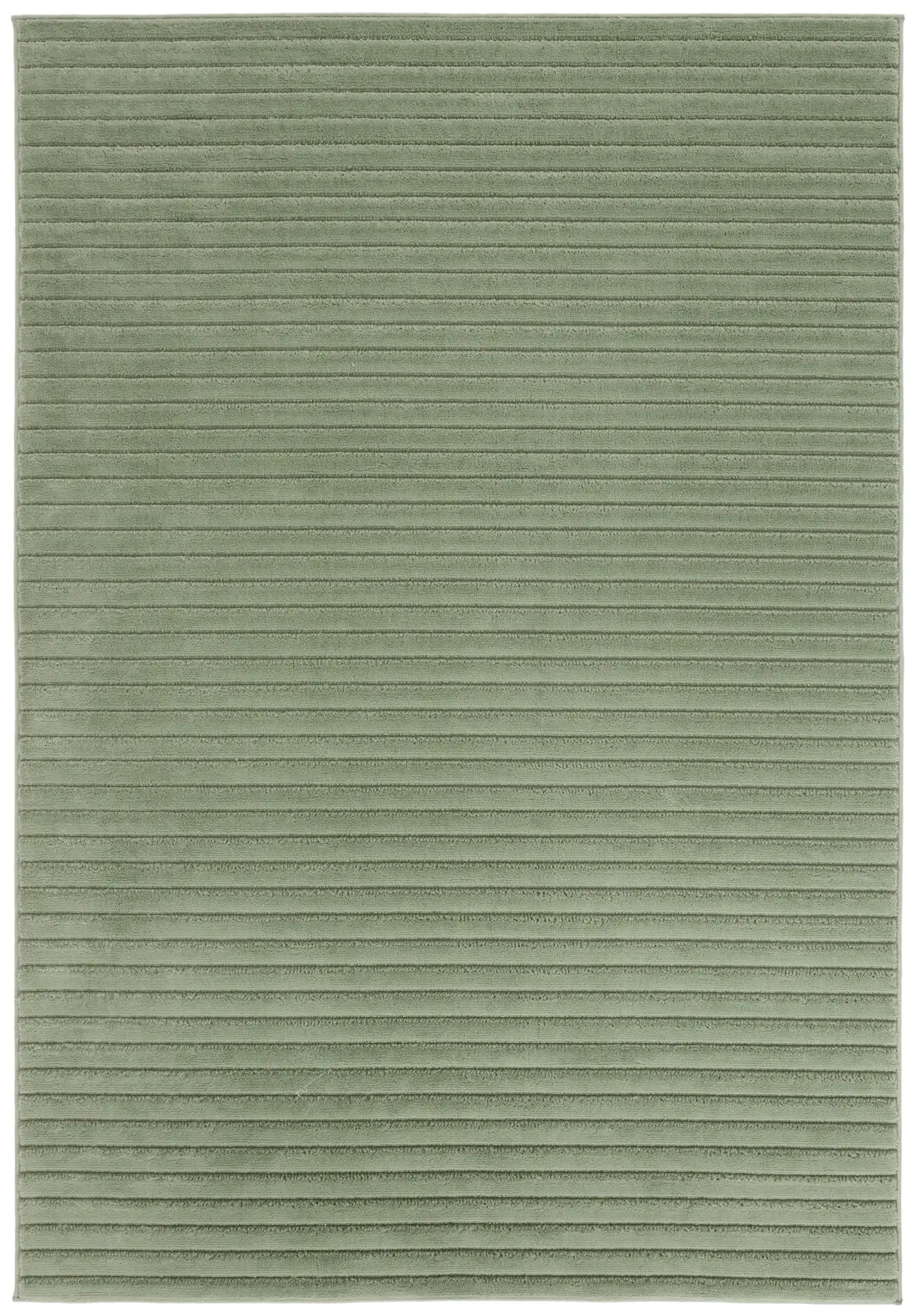Selena Ribbed Rug in Green