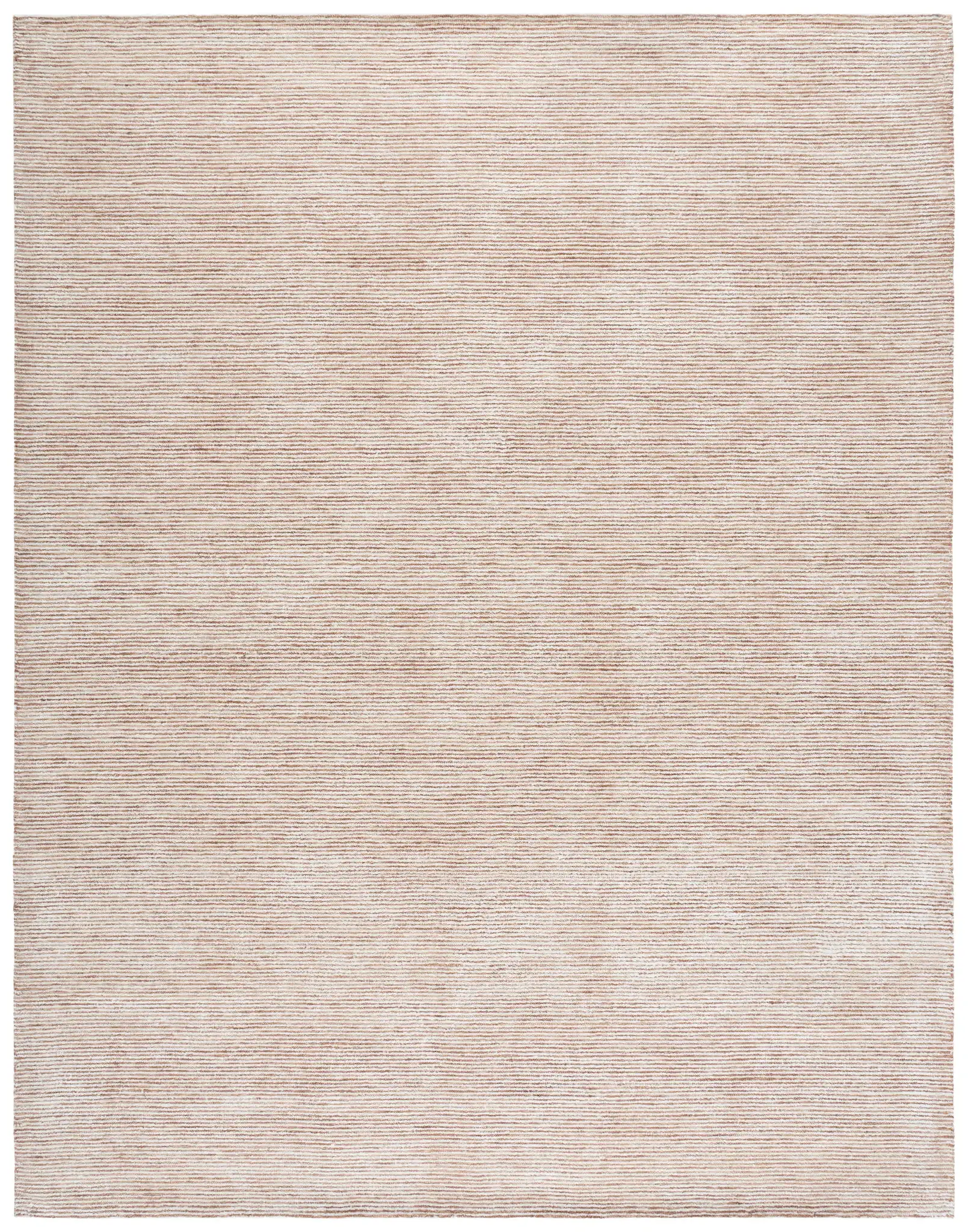 Soho Ribbed Hand-Tufted Rug in Rust