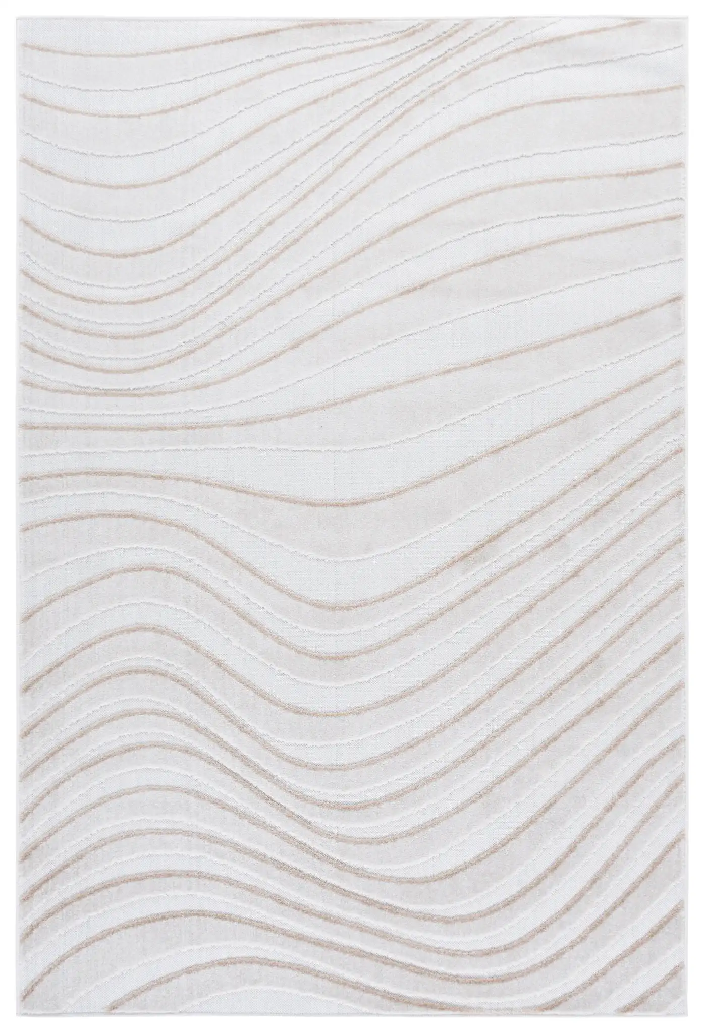 Stella Wave Rug in Ivory / Beige