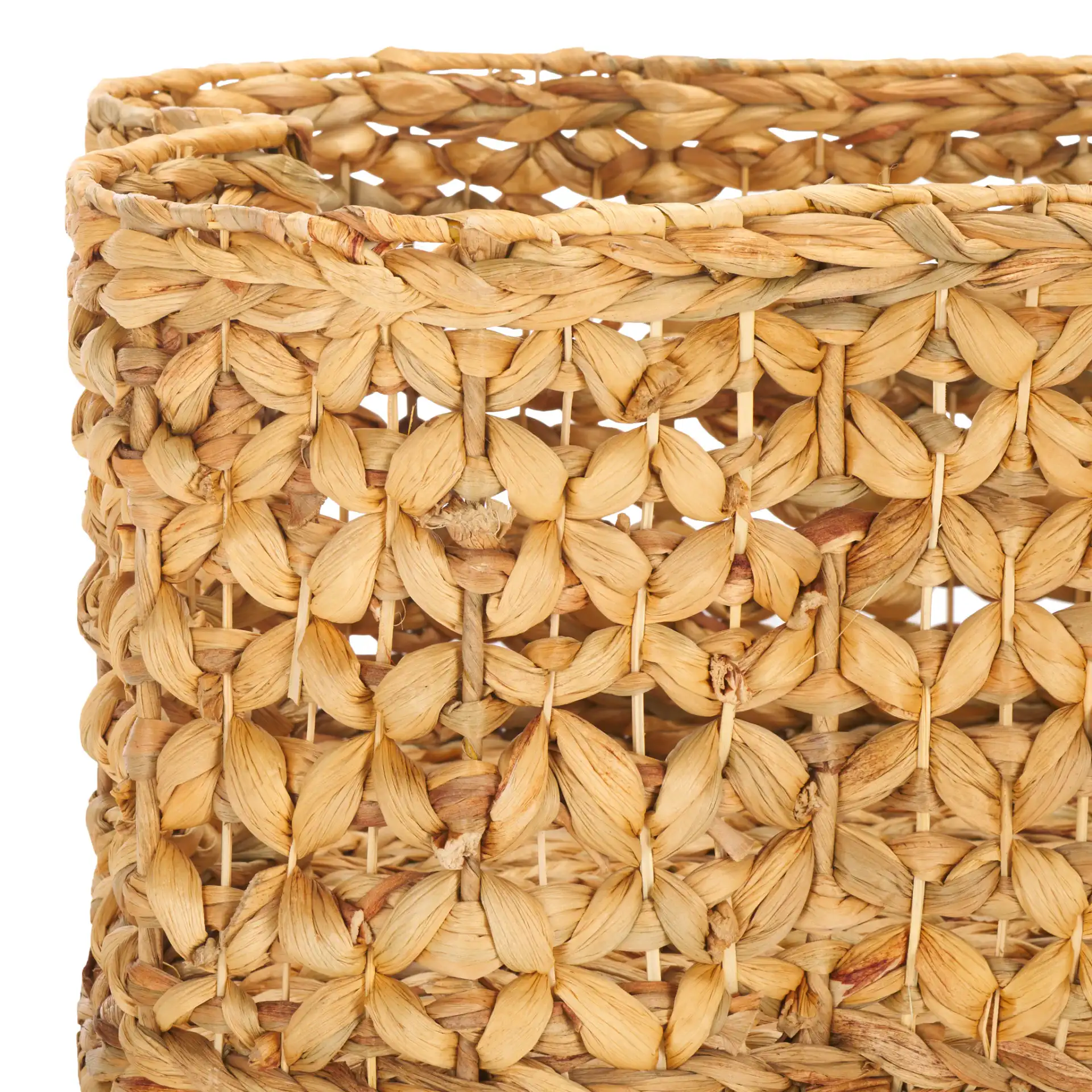 Roscoe Dog Bone Baskets (Set Of 2) in Natural in a styled room