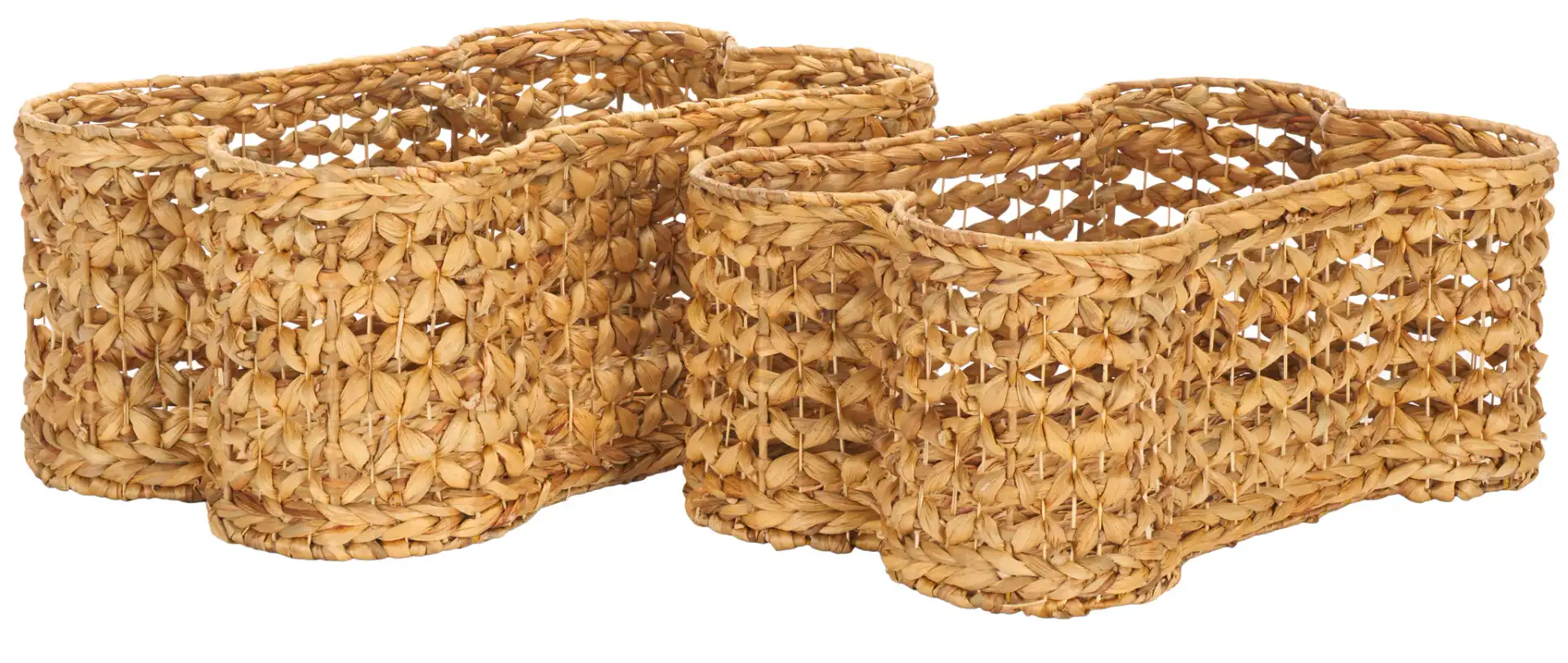 Roscoe Dog Bone Baskets (Set Of 2) in Natural