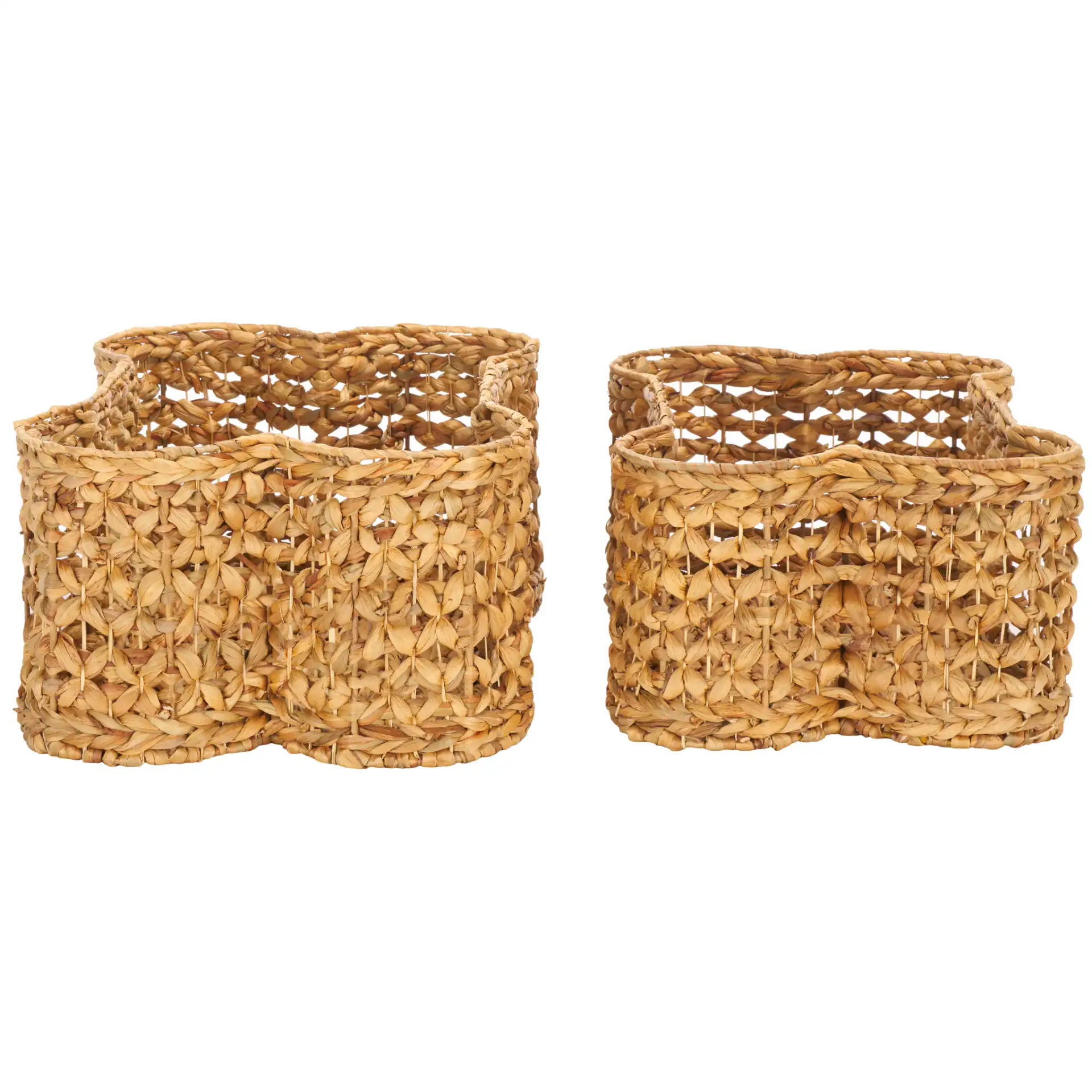 Roscoe Dog Bone Baskets (Set Of 2) in Natural, detail view