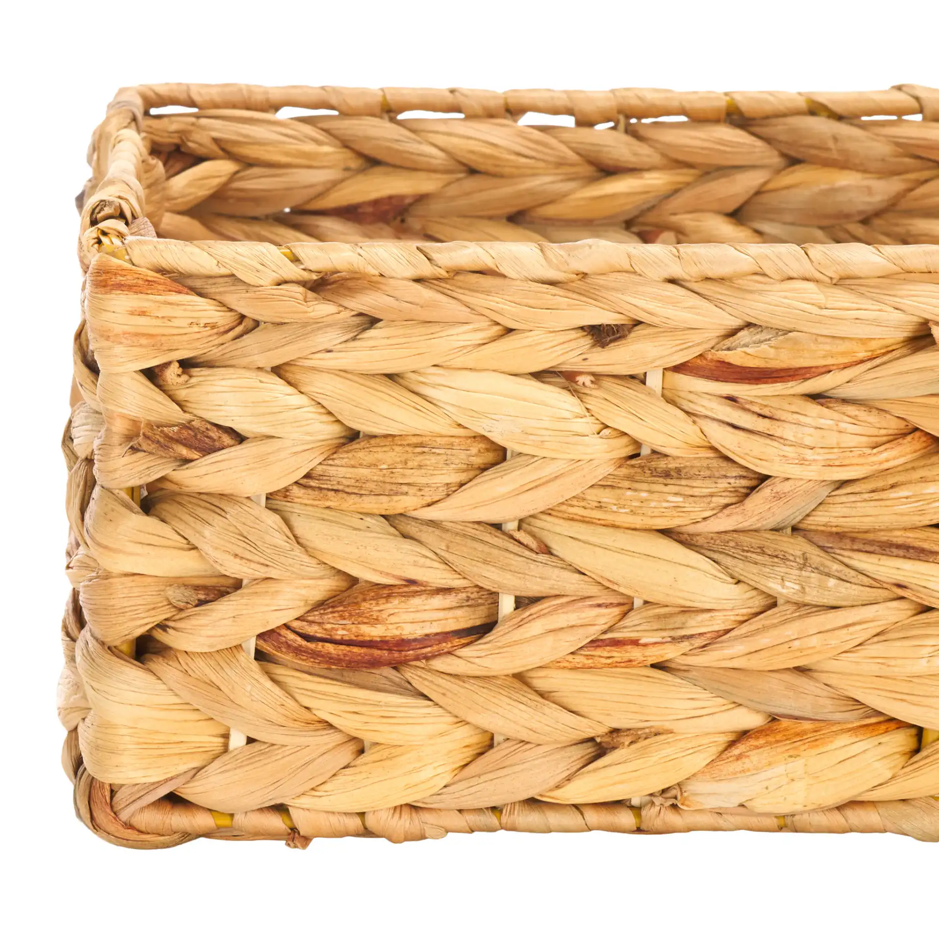 Reilly Set Of Three Baskets in Natural in a styled room