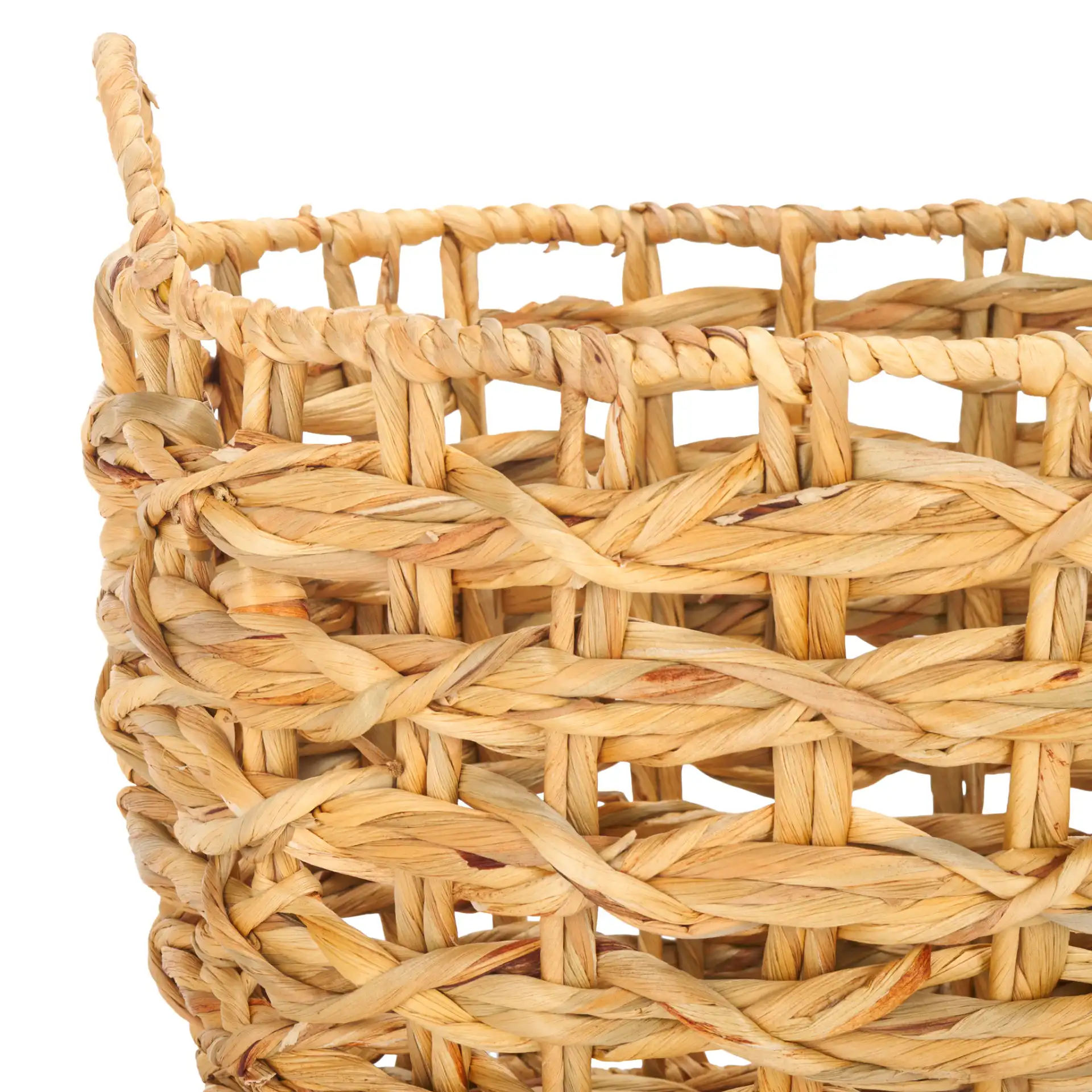 Langdon Set Of Three Baskets in Natural in a styled room