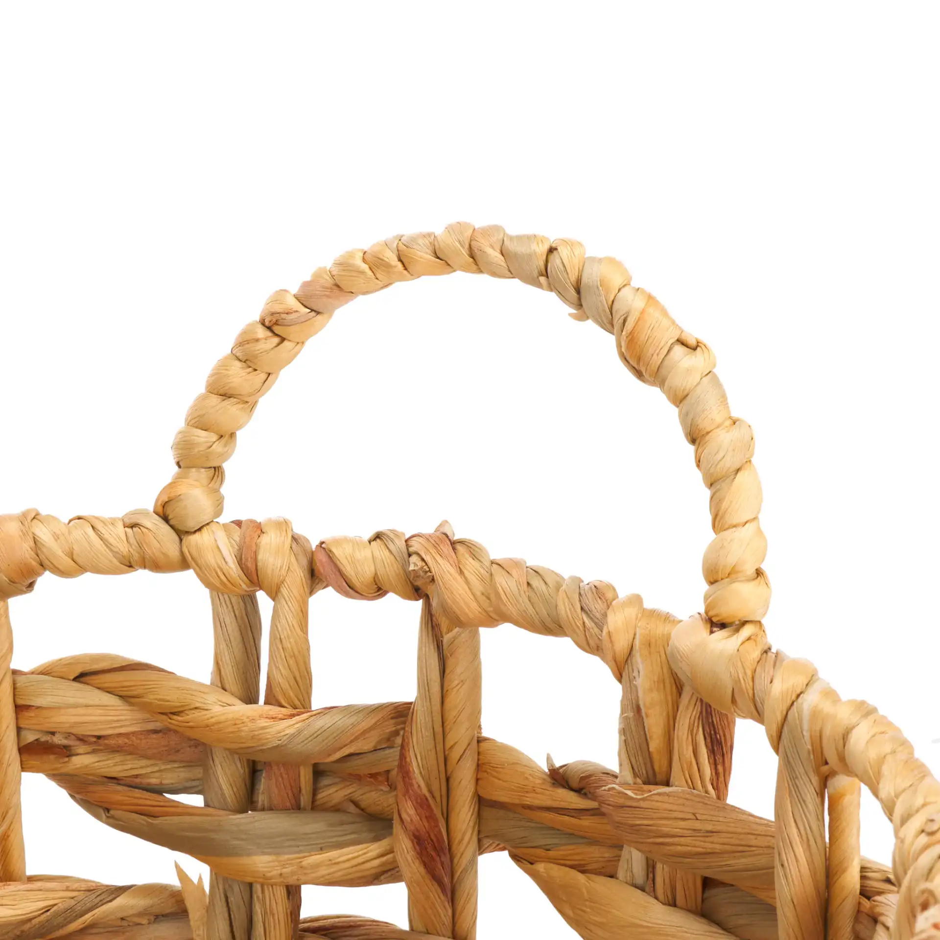 Langdon Set Of Three Baskets in Natural in a styled room