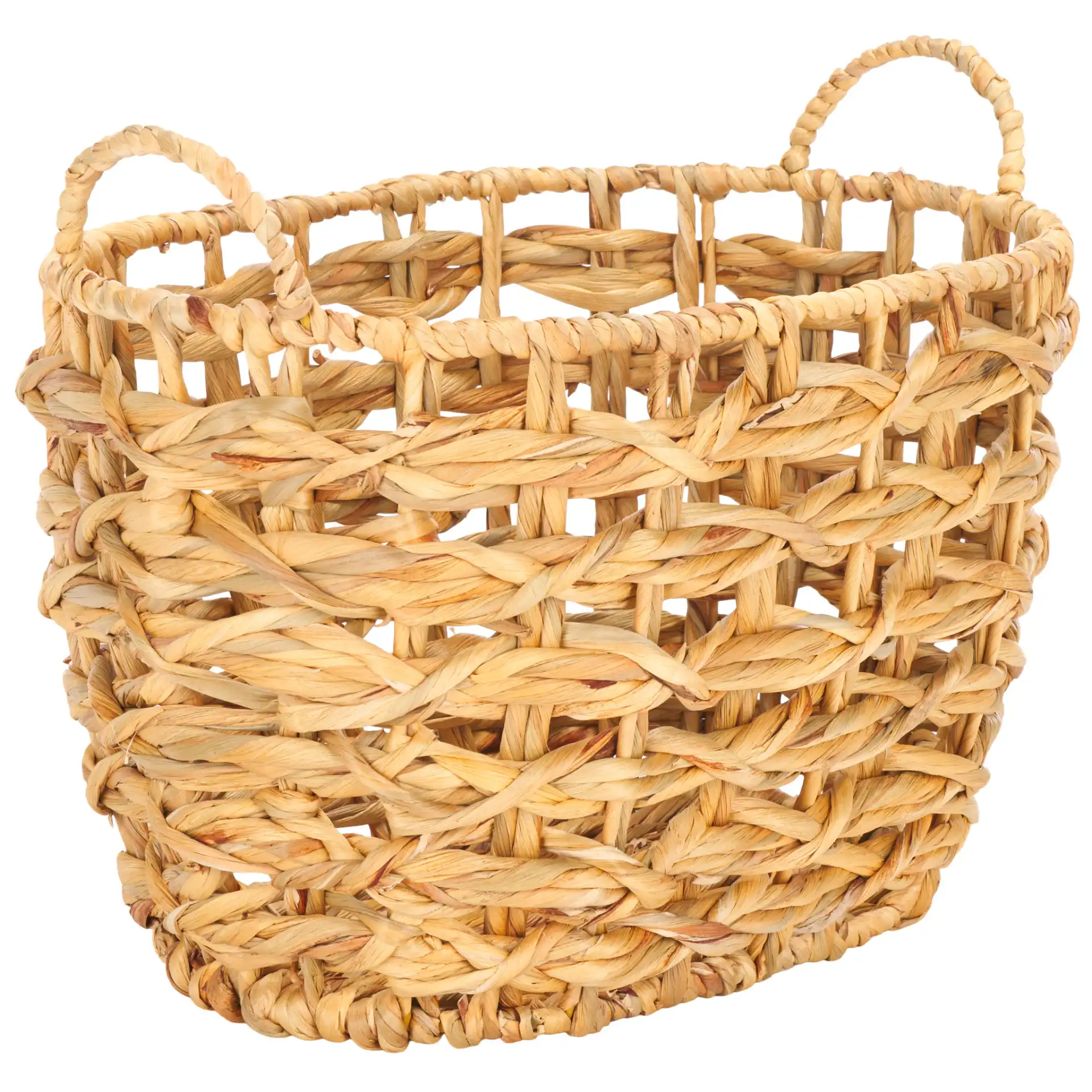 Langdon Set Of Three Baskets in Natural, detail view