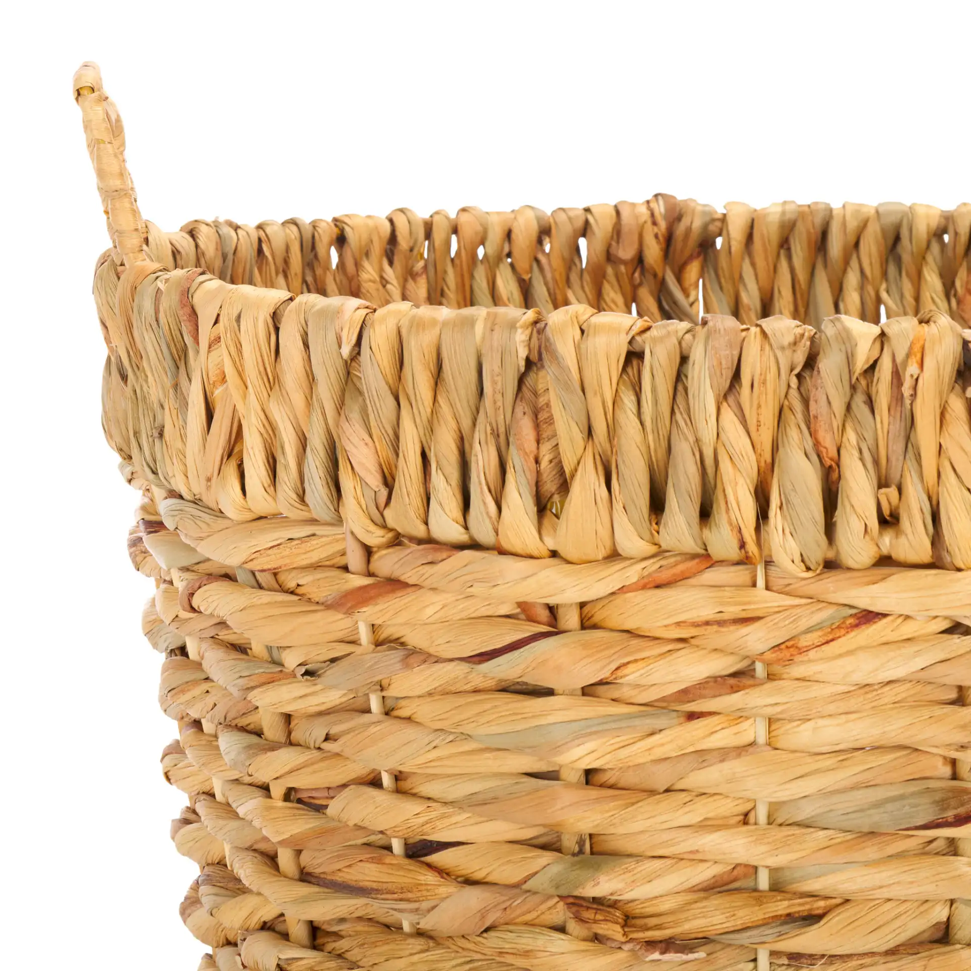 Fenwick Set Of Three Baskets in Natural in a styled room