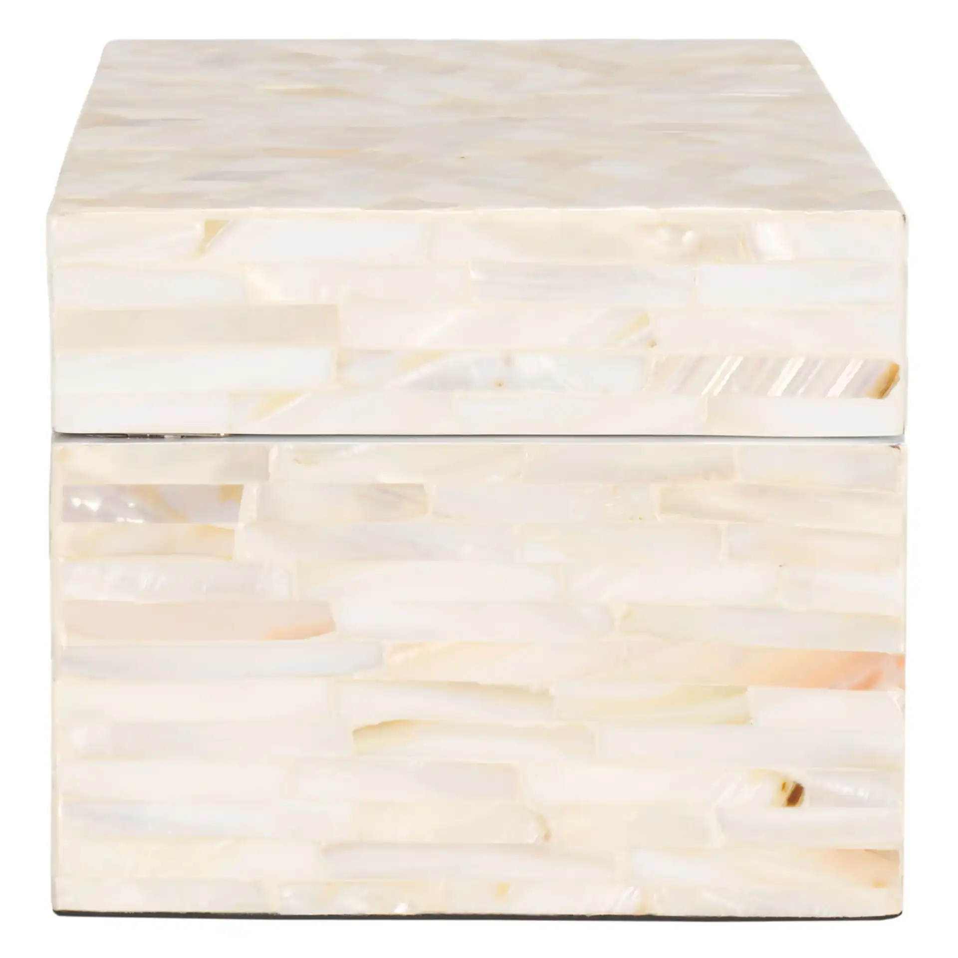 Sabryna Set Of Two Boxes in Champagne, detail view