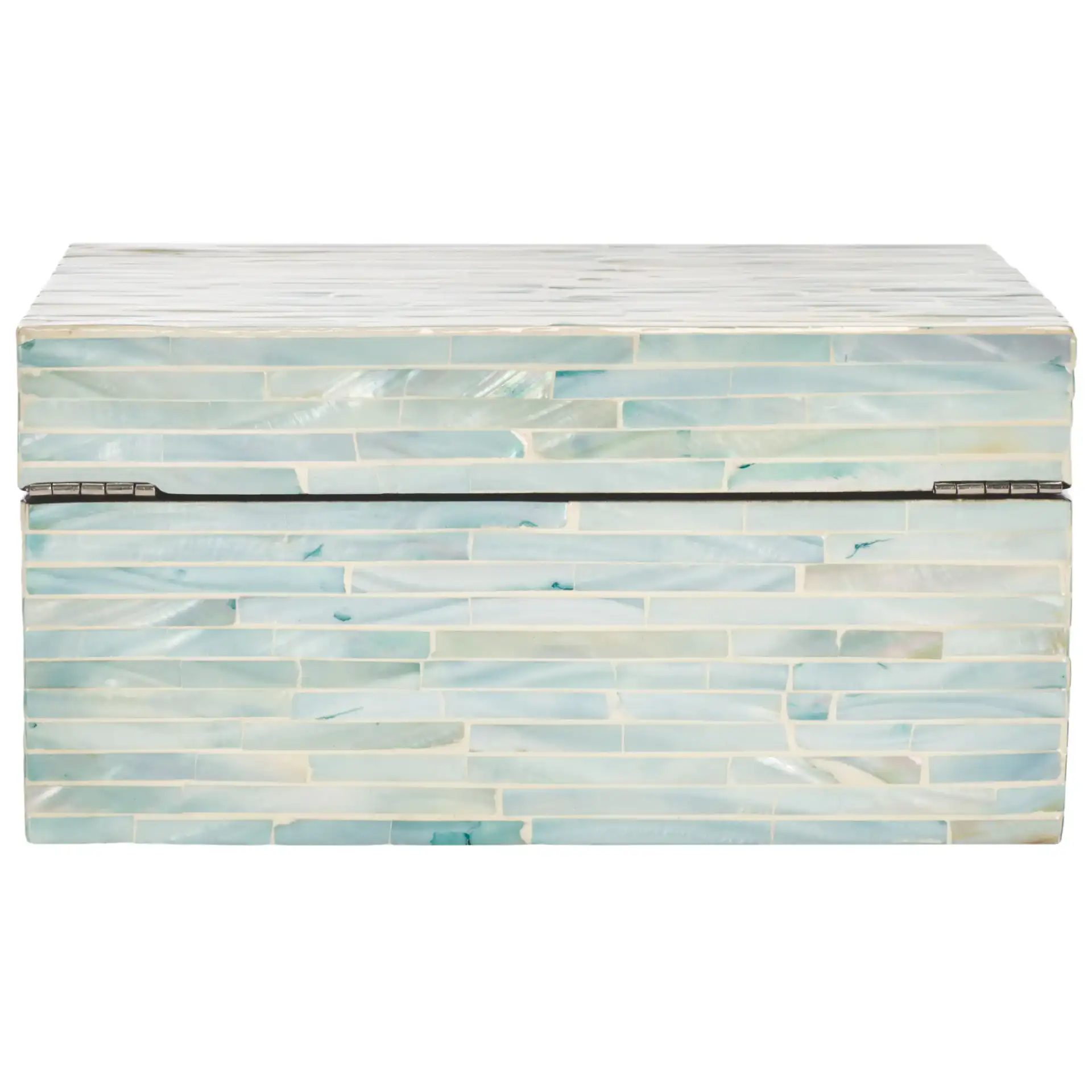 Kallie Set Of Two Boxes in Blue / Gray, detail view