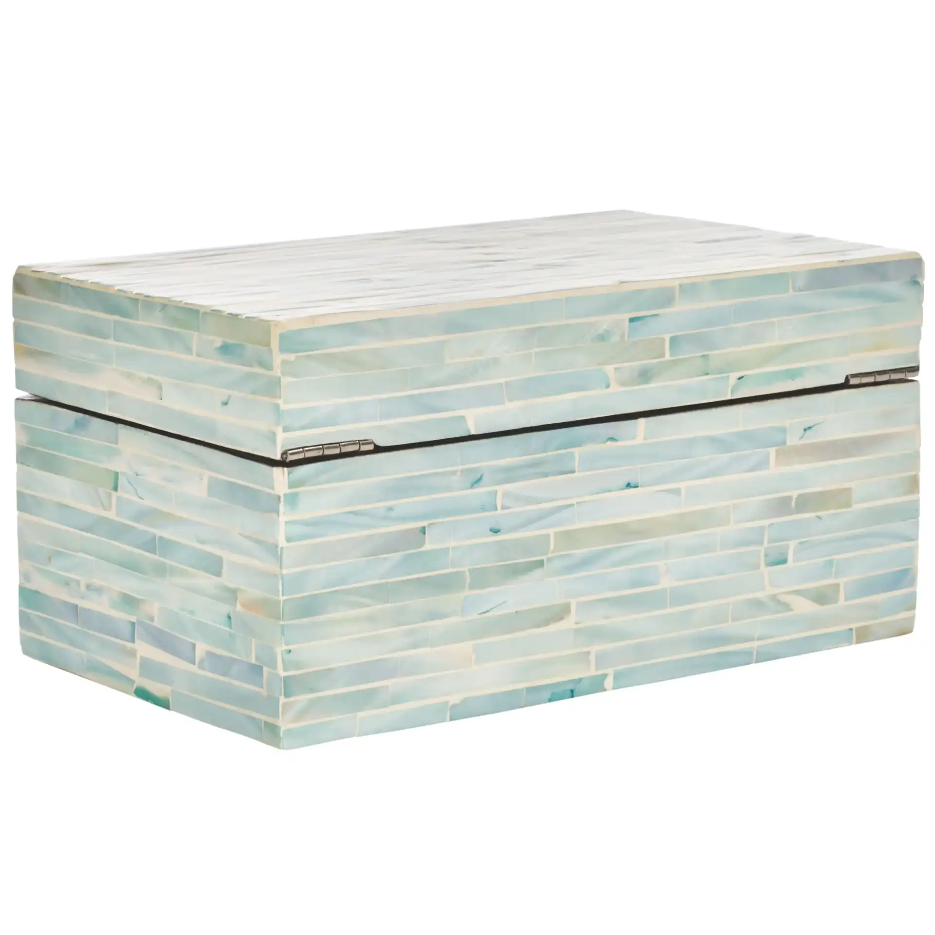 Kallie Set Of Two Boxes in Blue / Gray, detail view