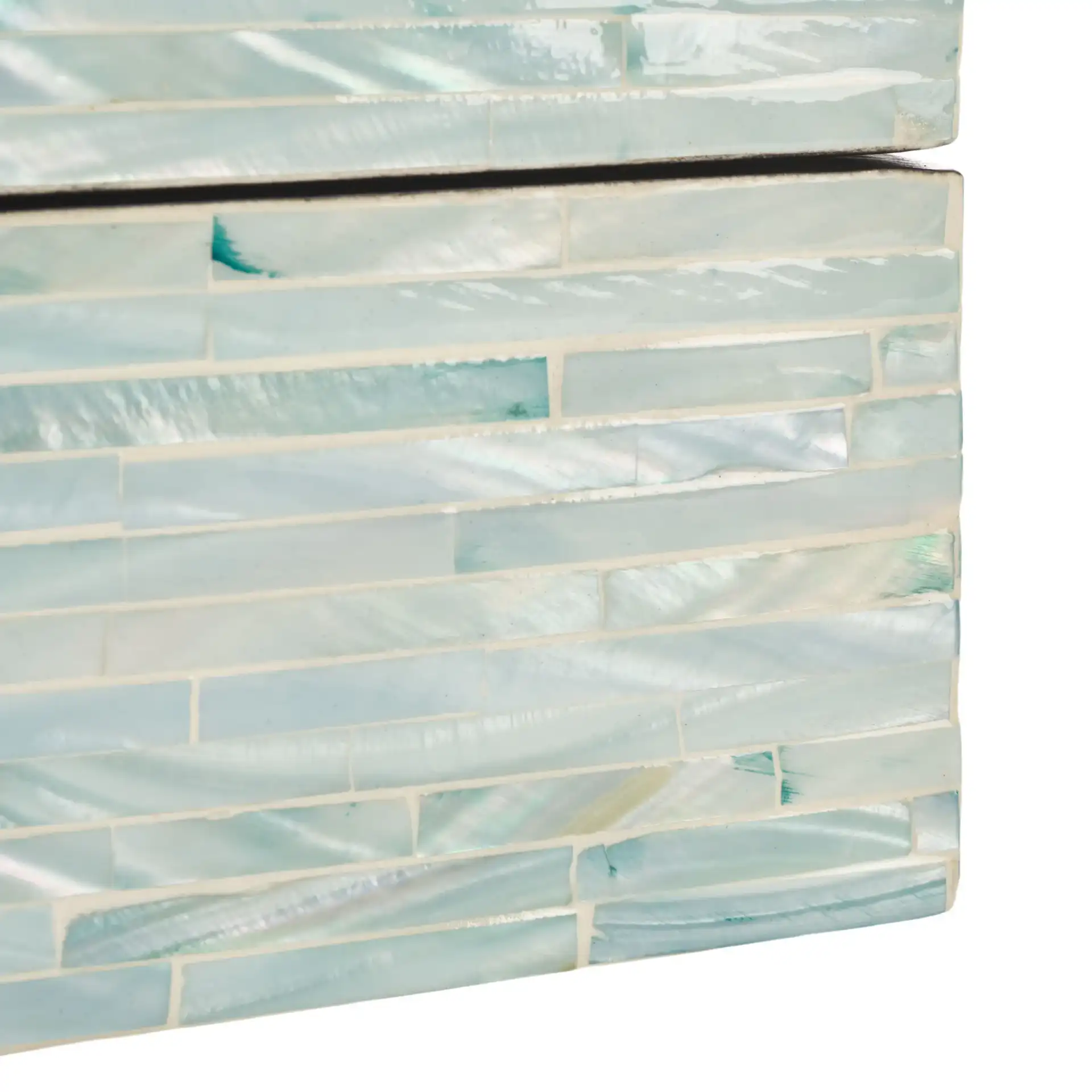 Kallie Set Of Two Boxes in Blue / Gray, detail view