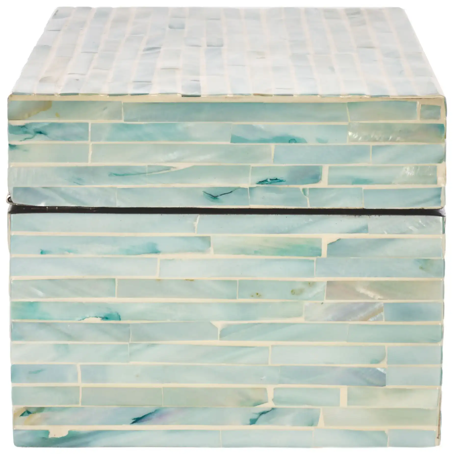 Kallie Set Of Two Boxes in Blue / Gray, detail view