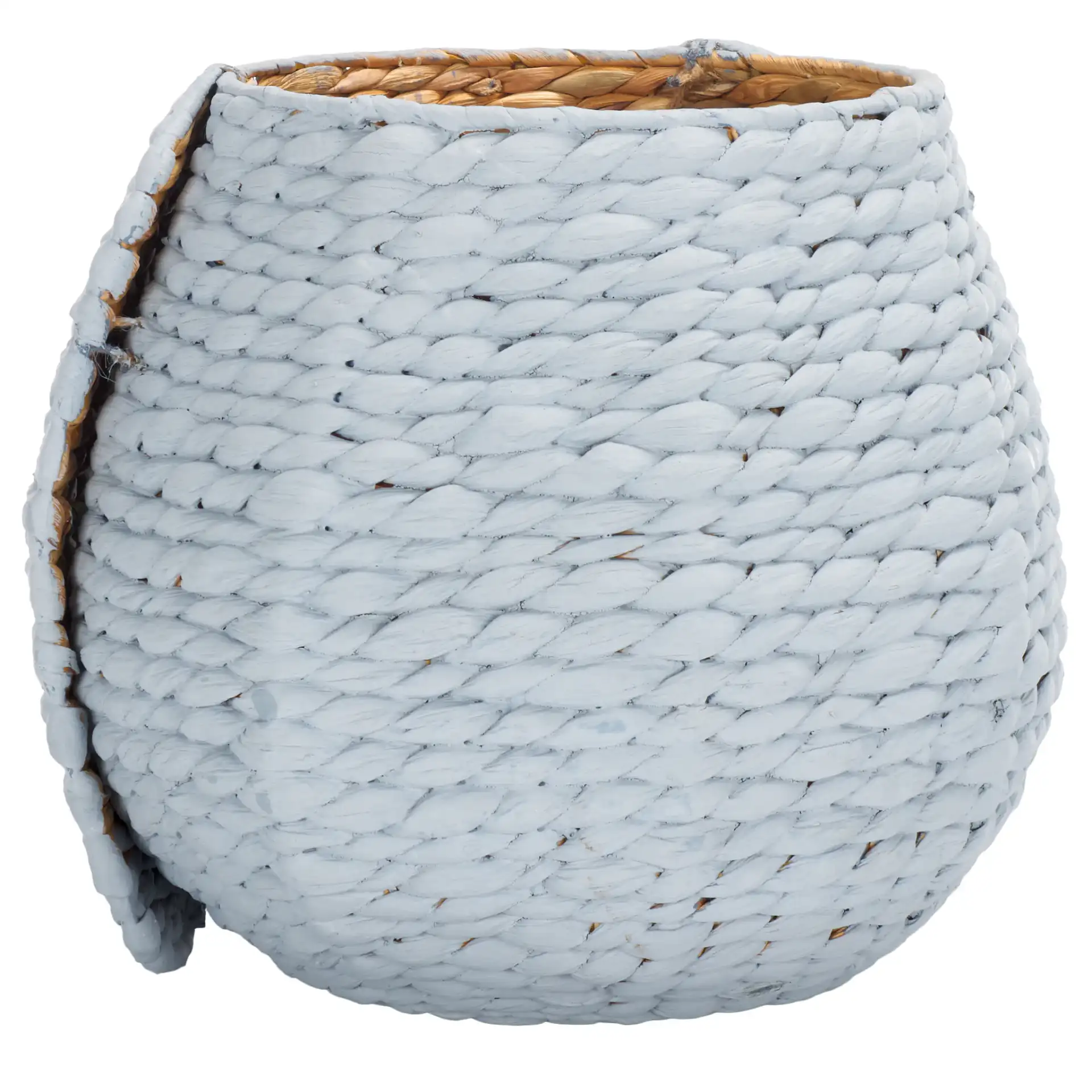 Sarin Basket in Gray, detail view