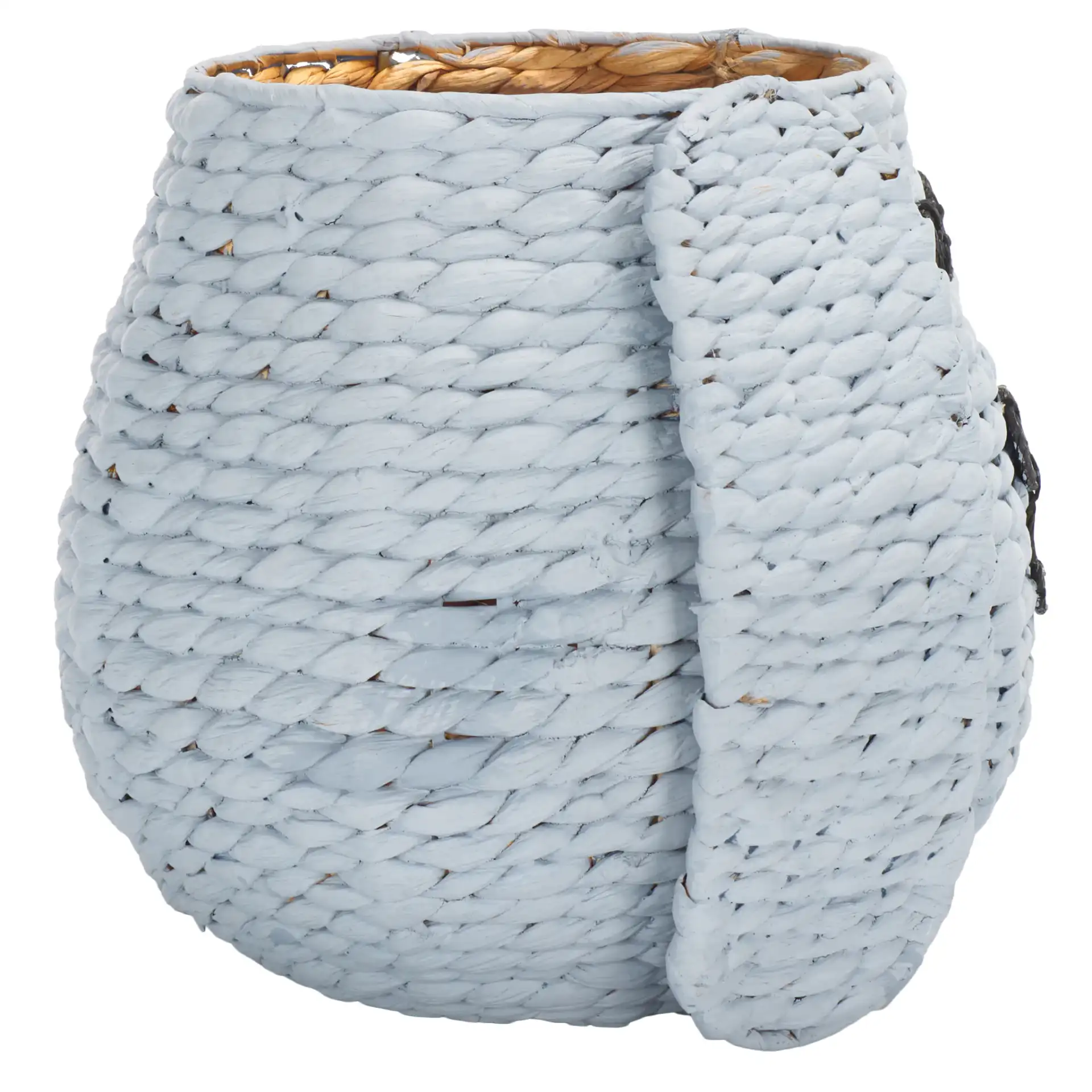 Sarin Basket in Gray, detail view