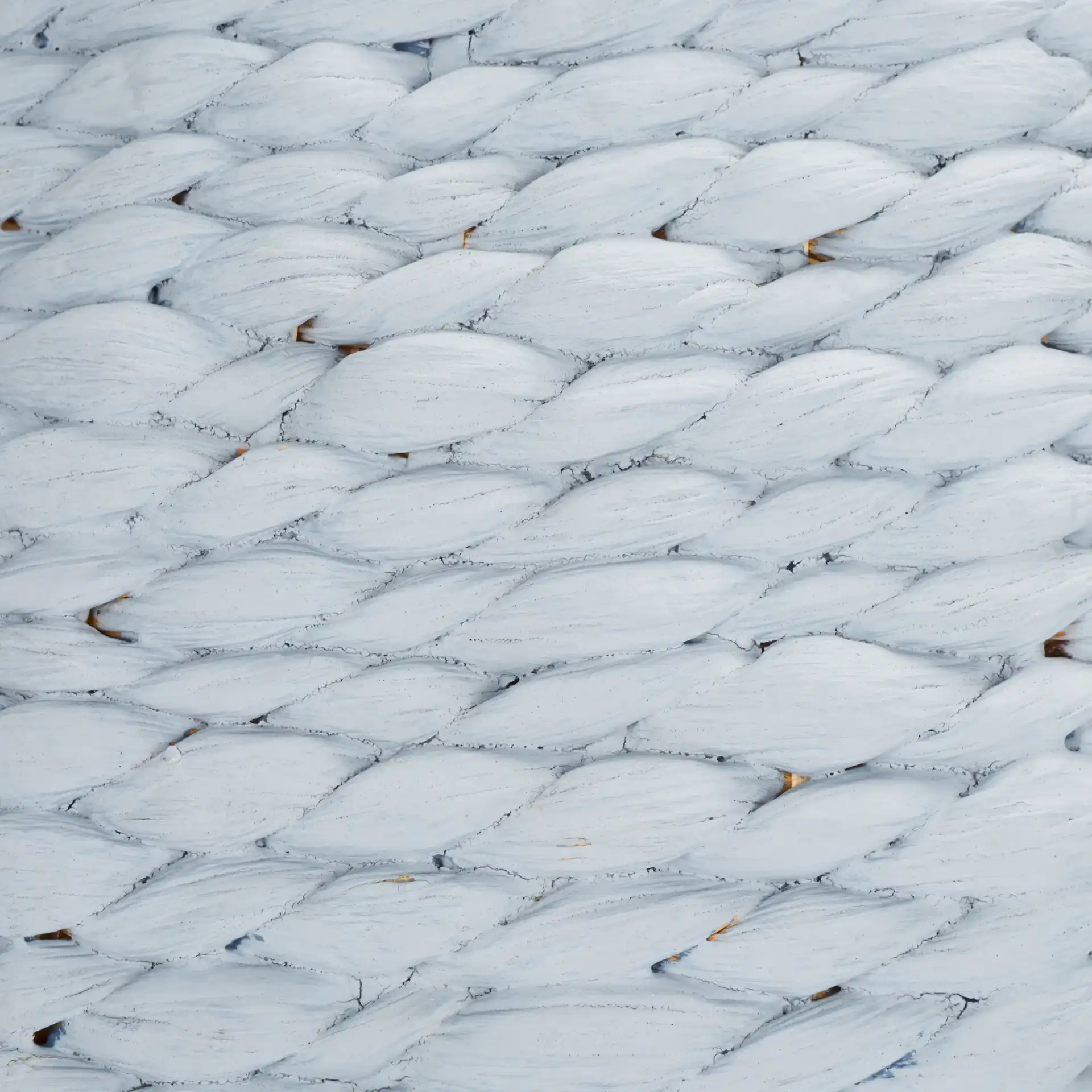 Sarin Basket in Gray, detail view