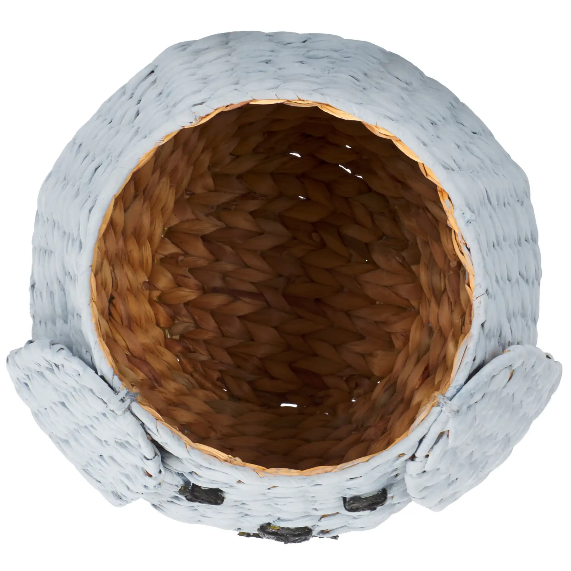 Sarin Basket in Gray, detail view