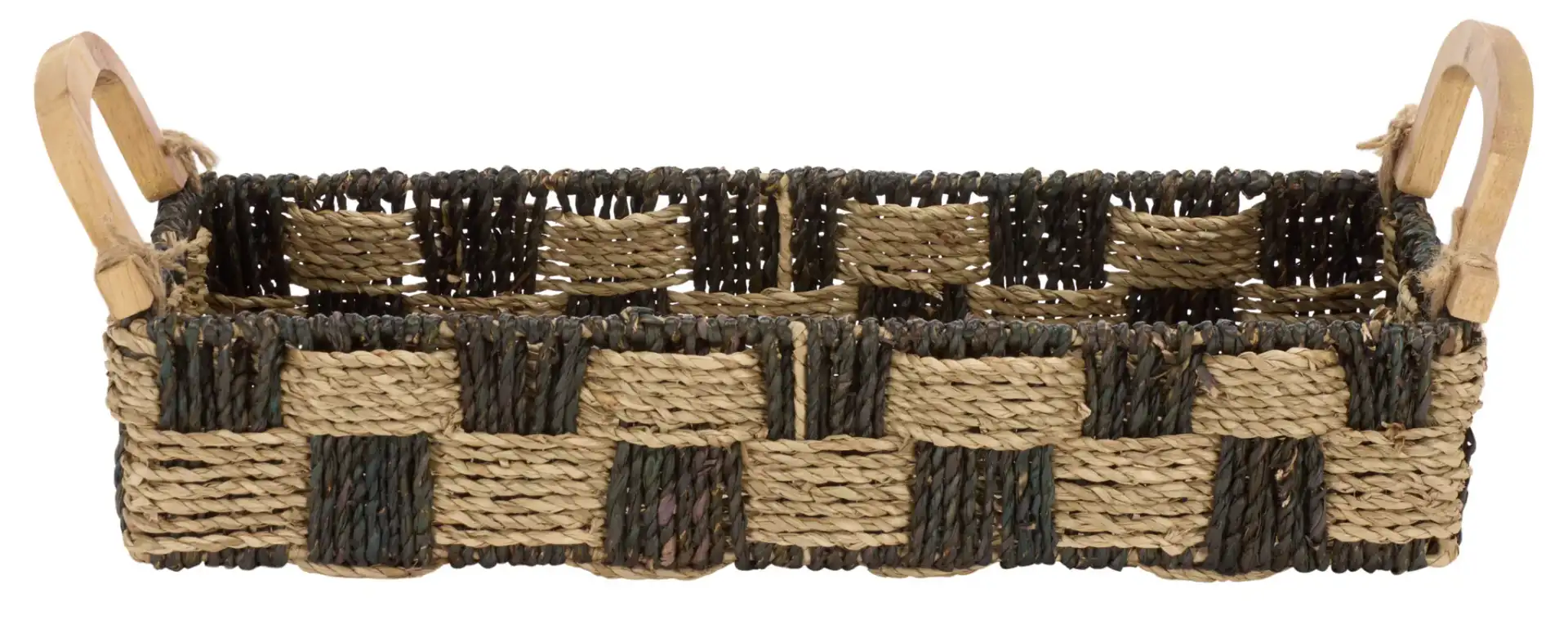 Quinley Basket in Natural / Dark Natural