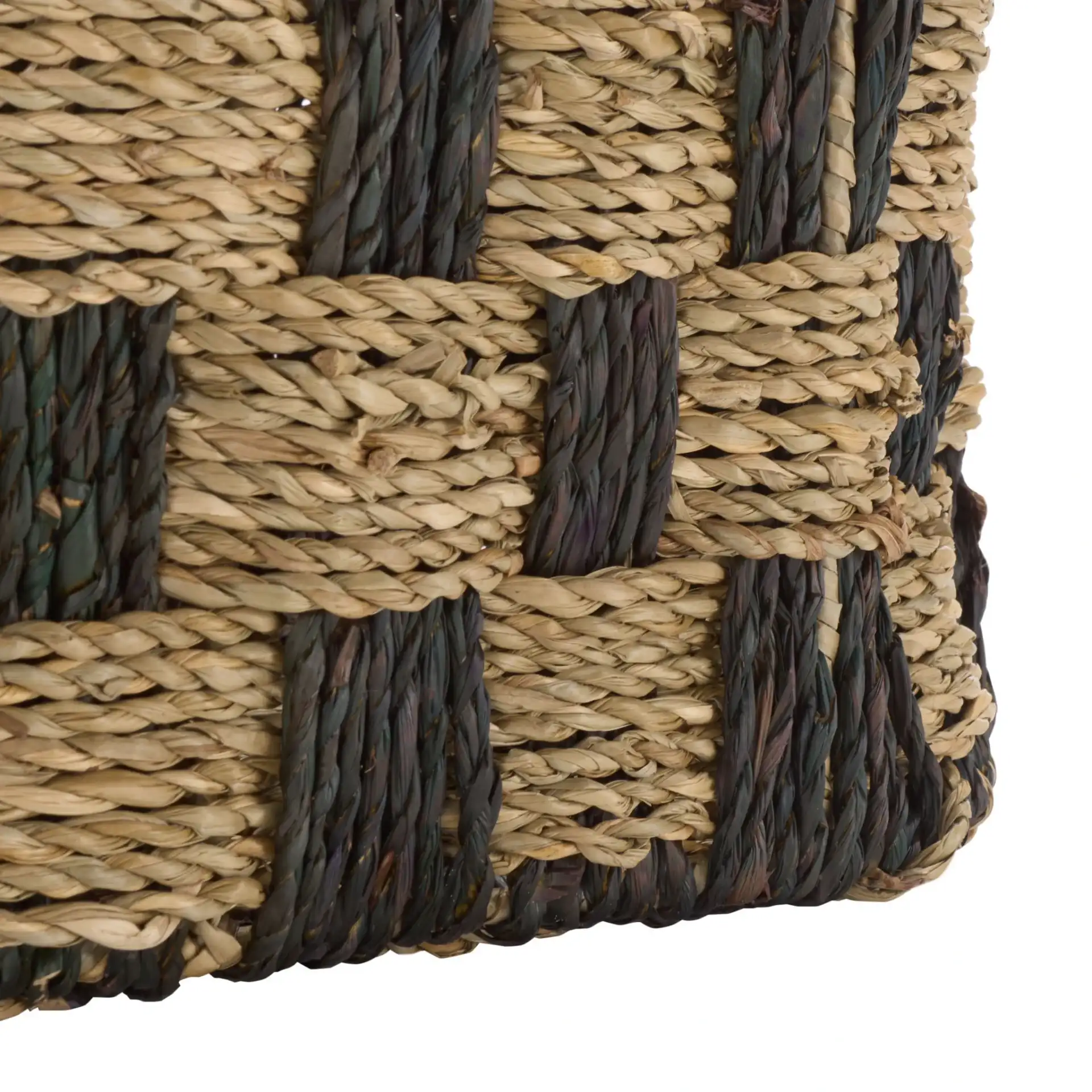 Reiser Basket in Natural / Dark Natural, detail view