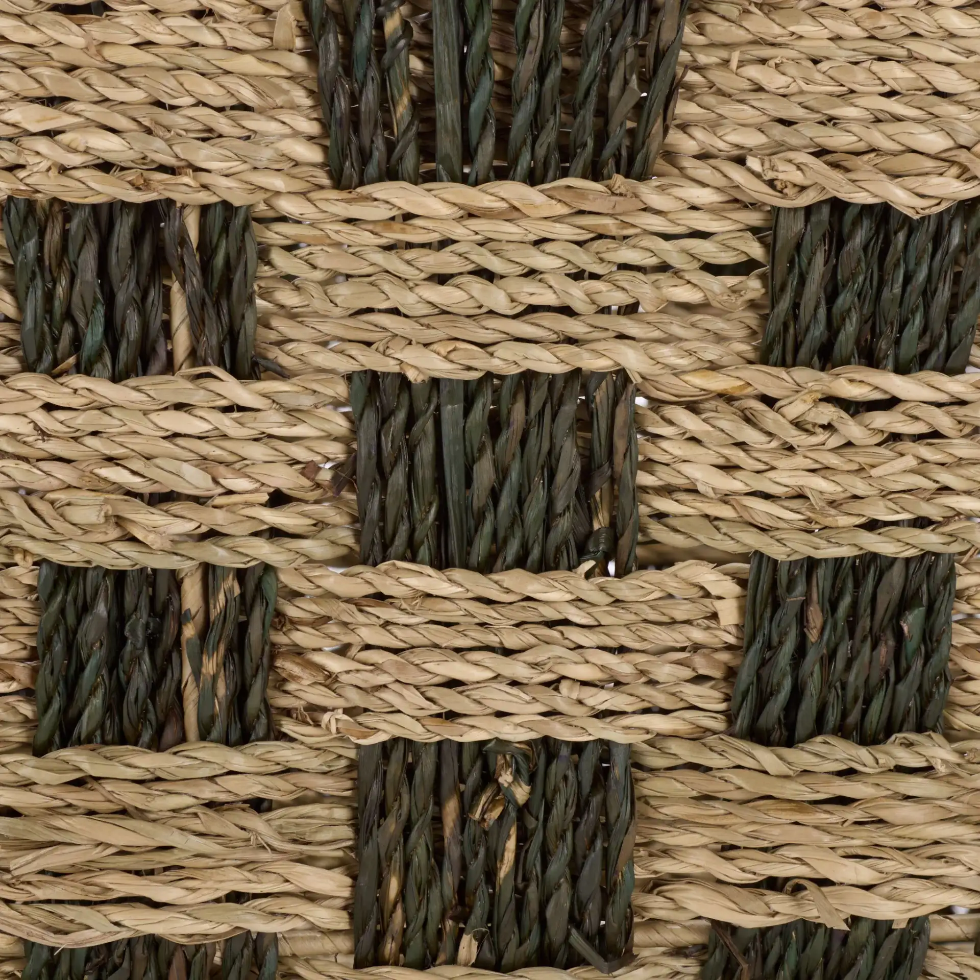 Fillip Set Of Three-Baskets in Natural / Dark Natural, detail view