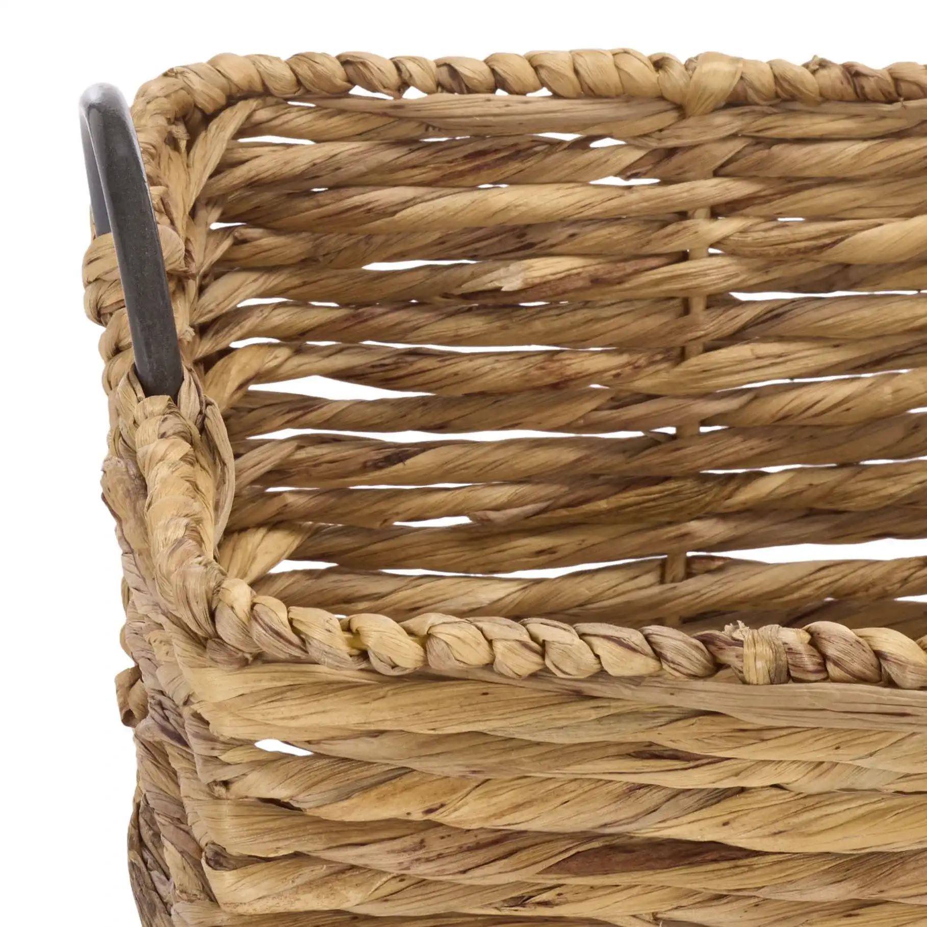 Dirk Set Of Three-Baskets in Natural in a styled room