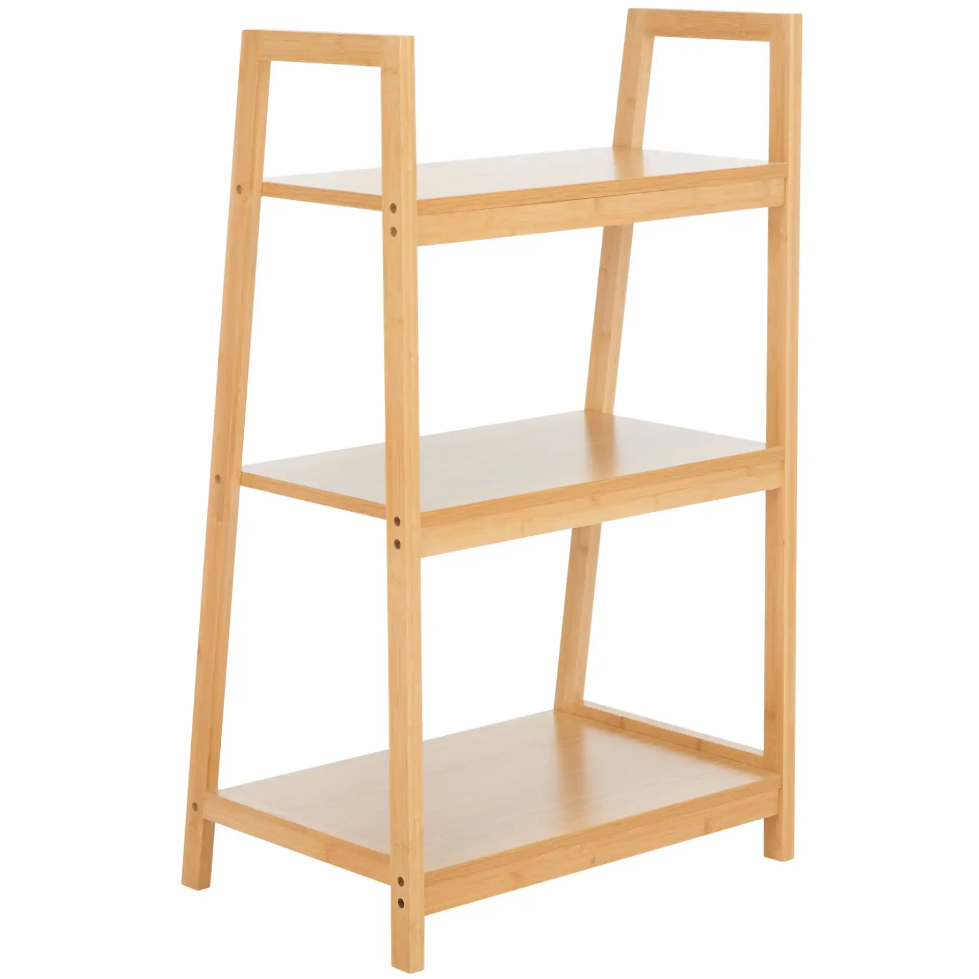 Alucard Three-Tier Shelf in Natural, detail view