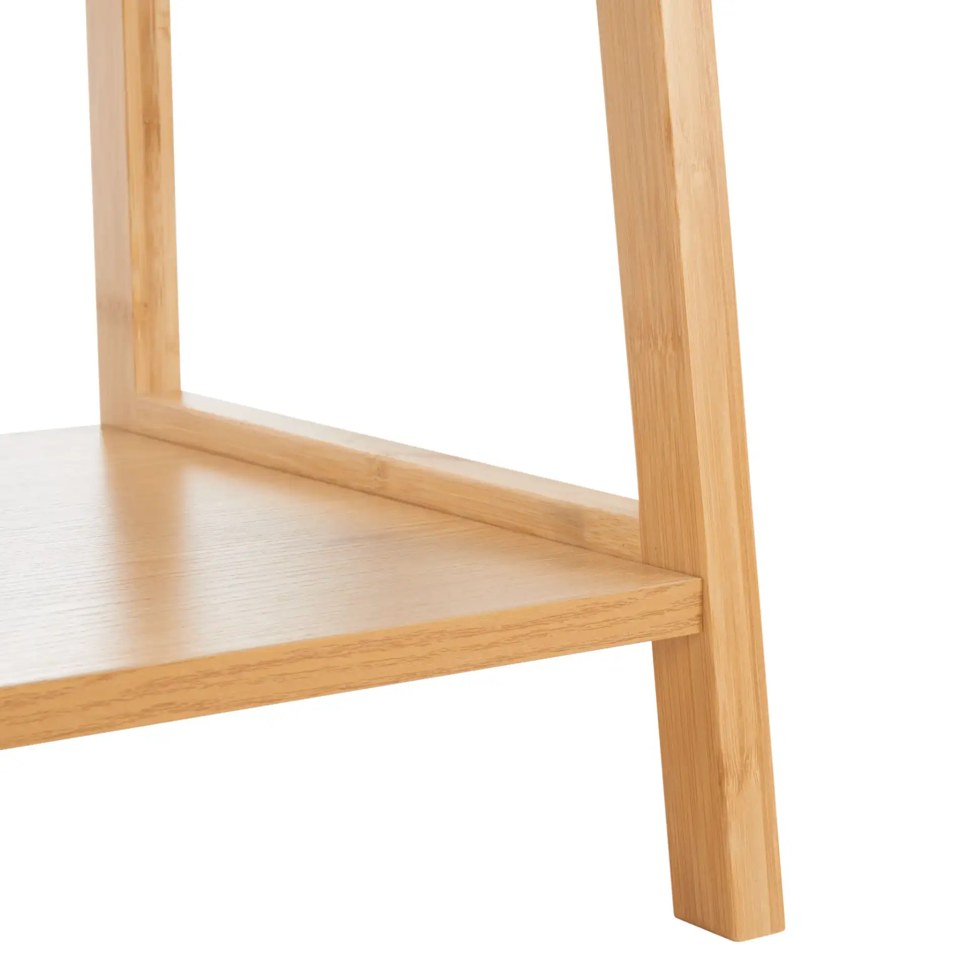 Alucard Three-Tier Shelf in Natural, detail view