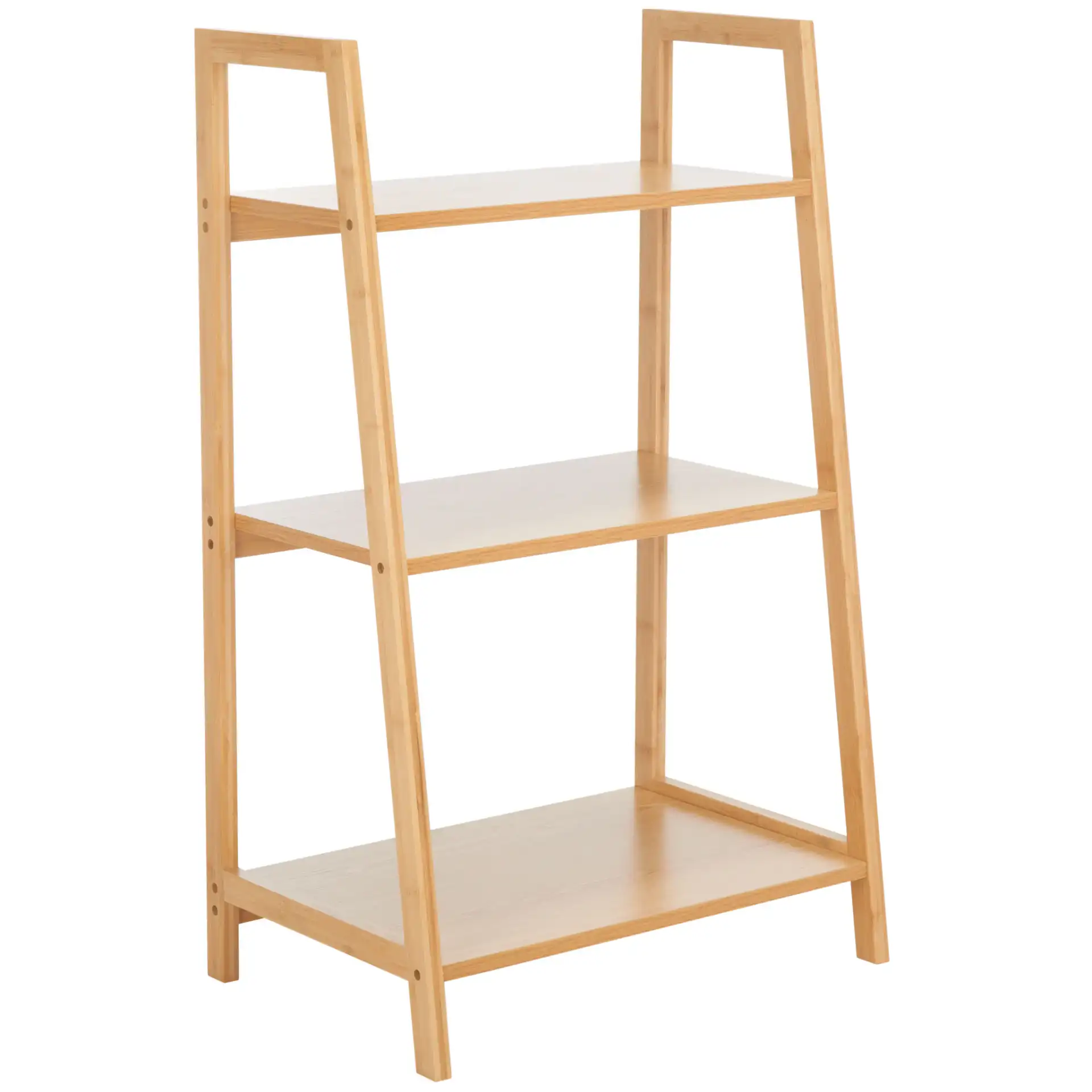 Alucard Three-Tier Shelf in Natural, detail view