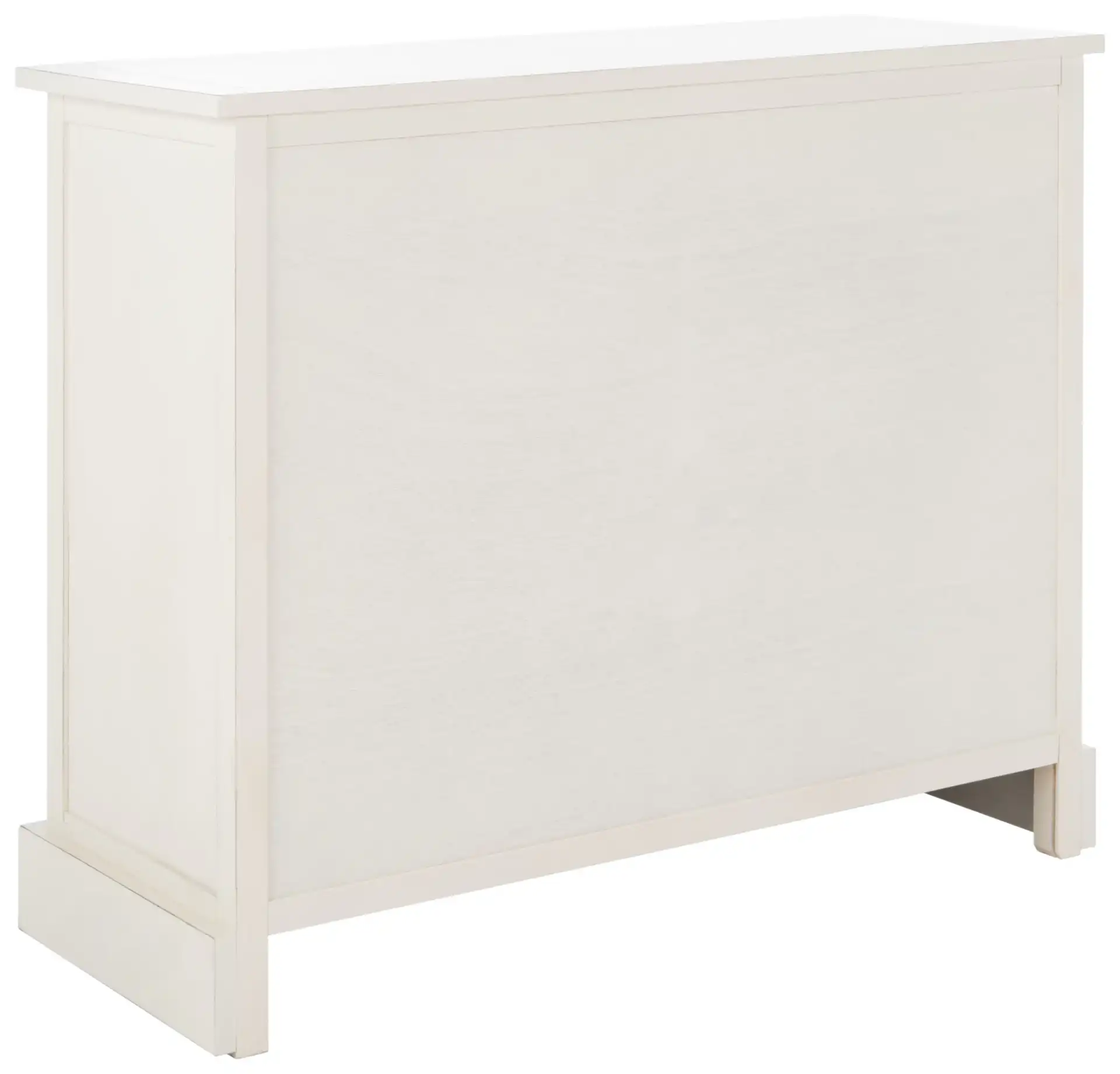 Landers Six-Drawer Storage Unit in Honey Brown, detail view