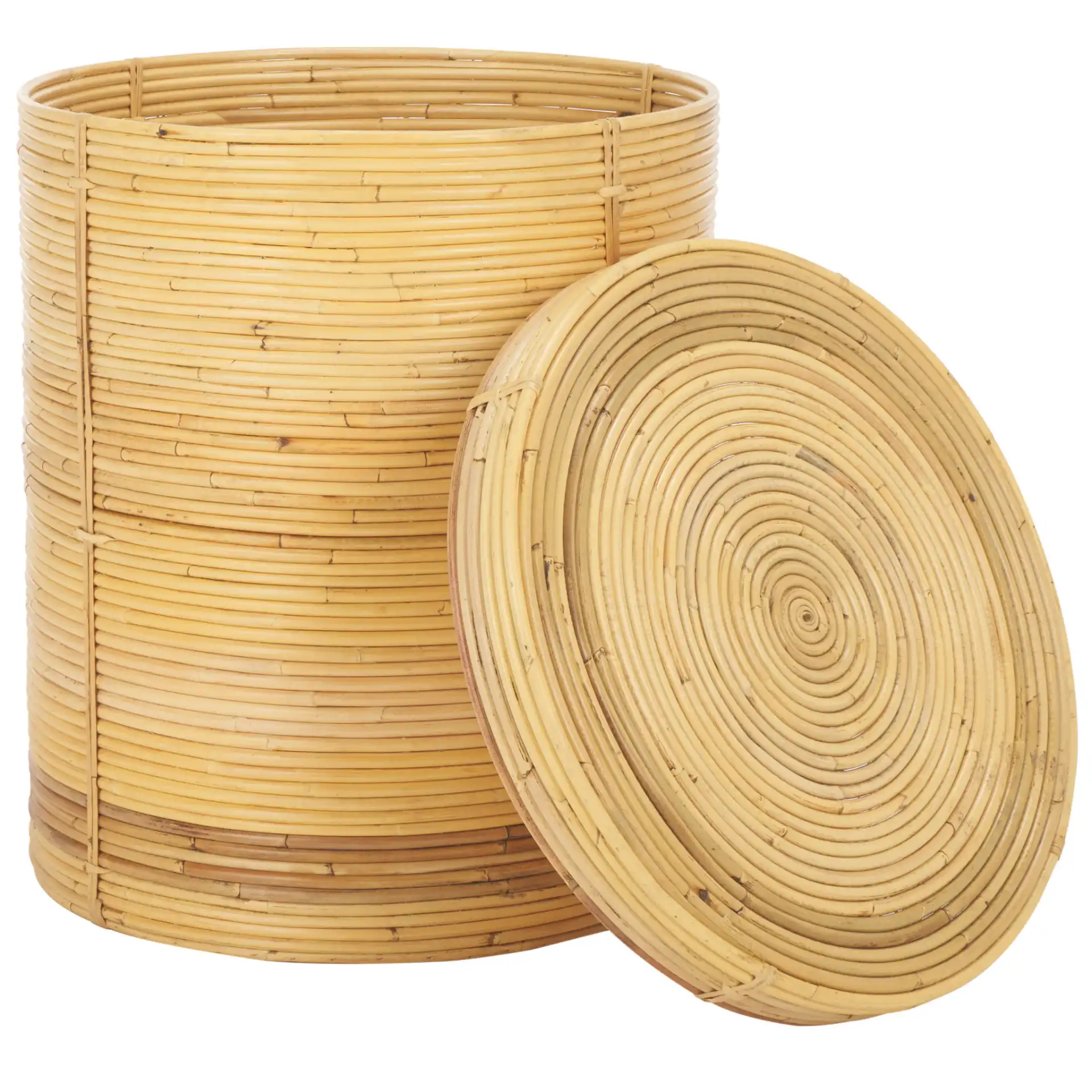 Vali Baskets (Set Of 2) in Natural in a styled room