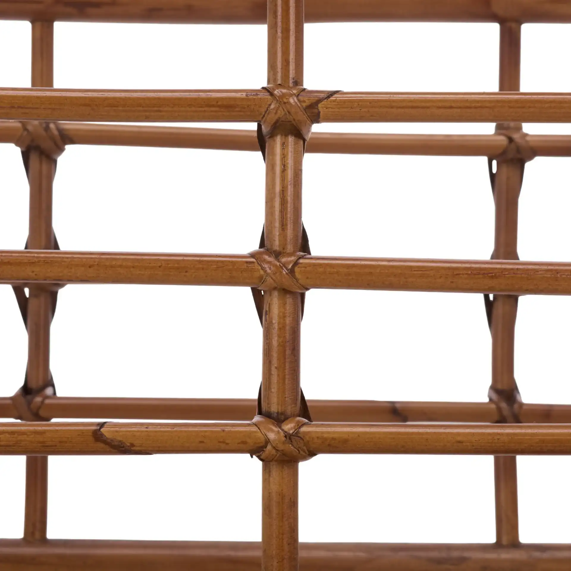 Julep Small Plant Stand Console in Natural Brown, detail view
