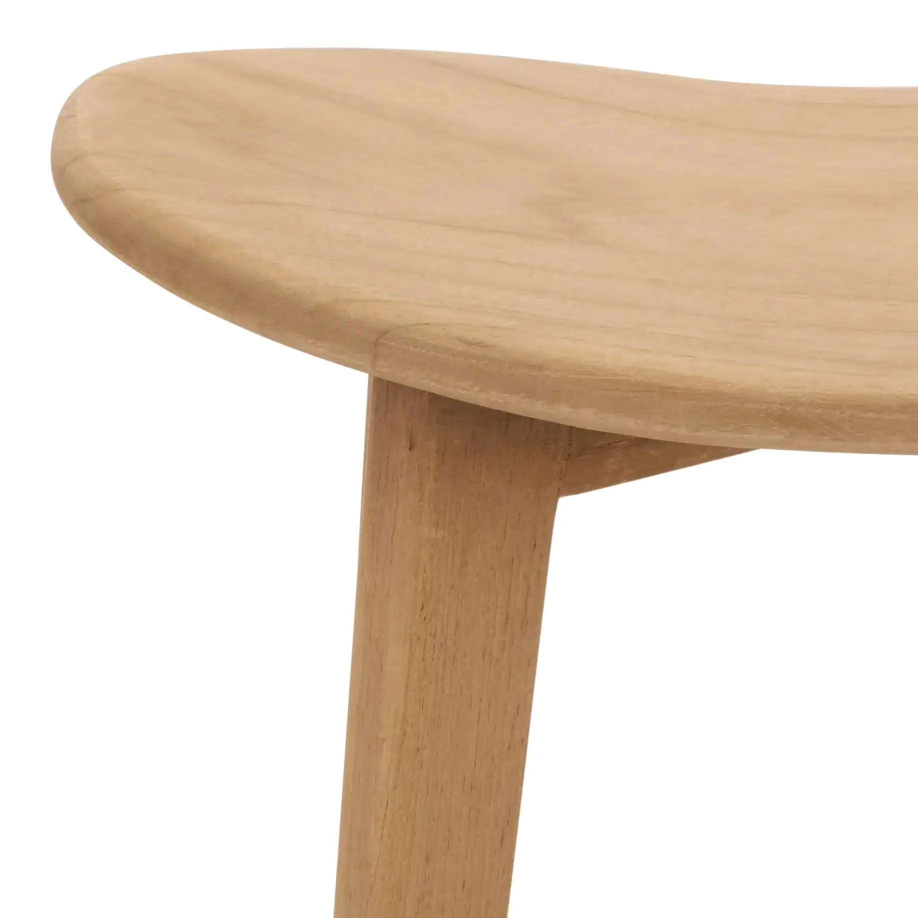 Rancho Stool in Natural in a styled room