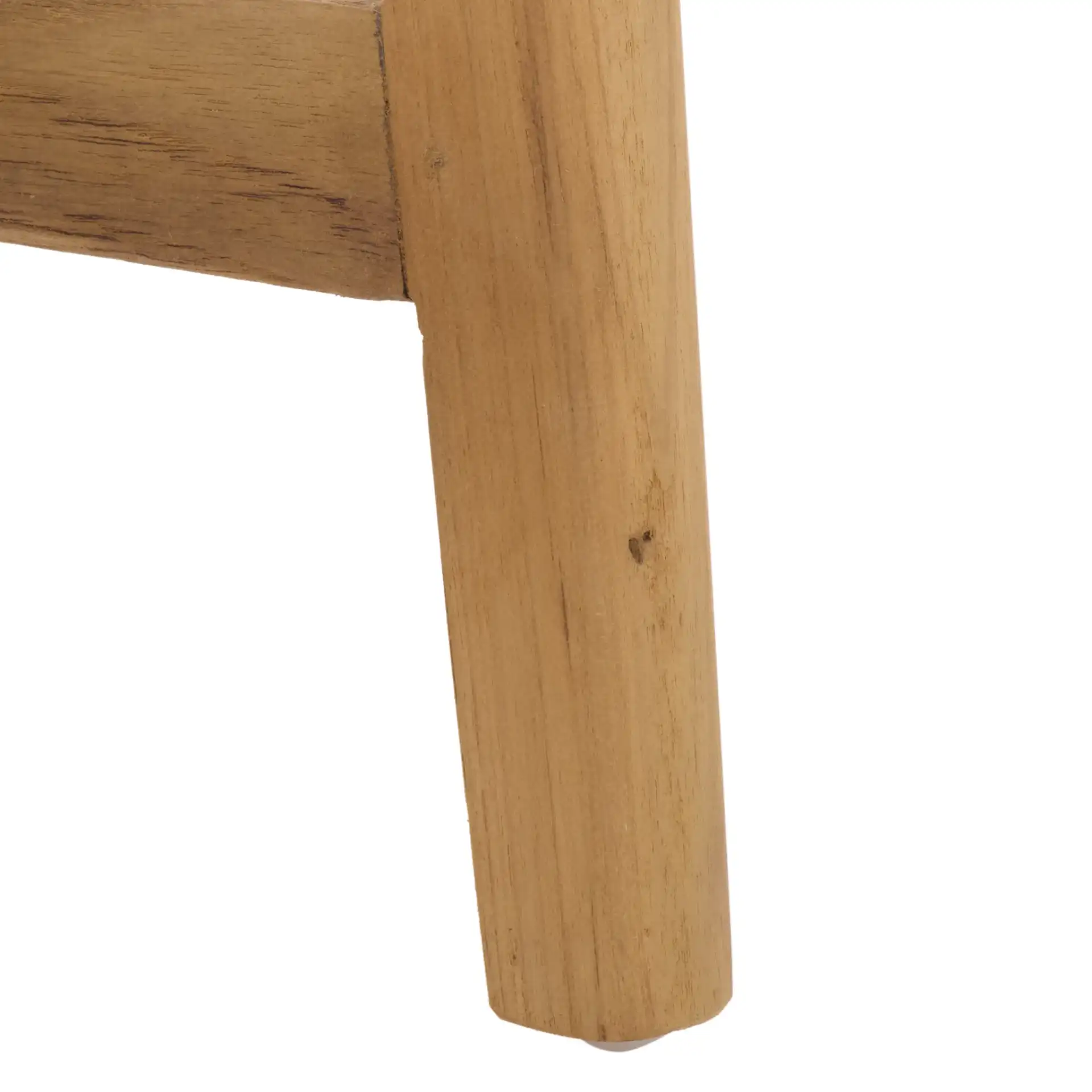 Rancho Stool in Natural, detail view