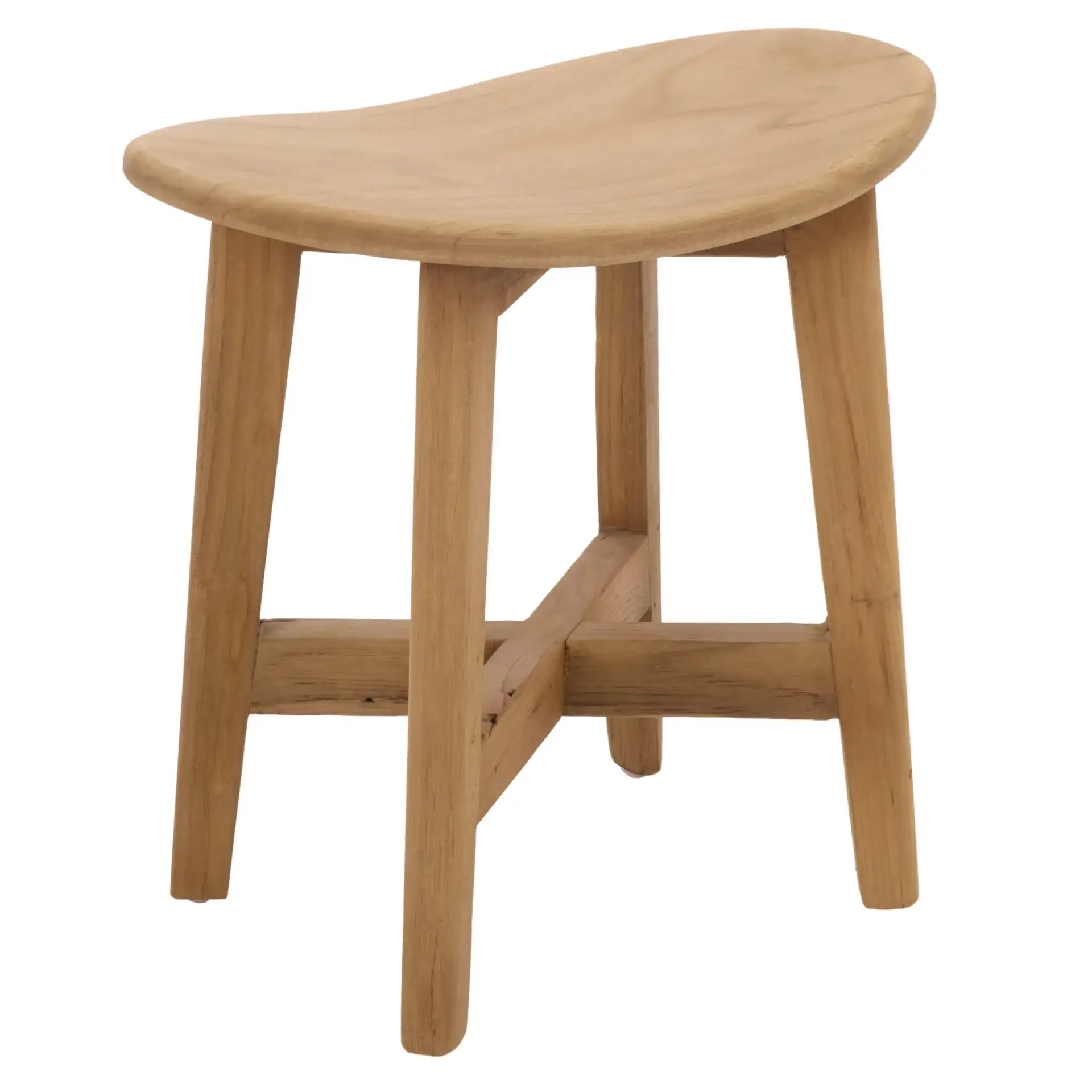 Rancho Stool in Natural, detail view
