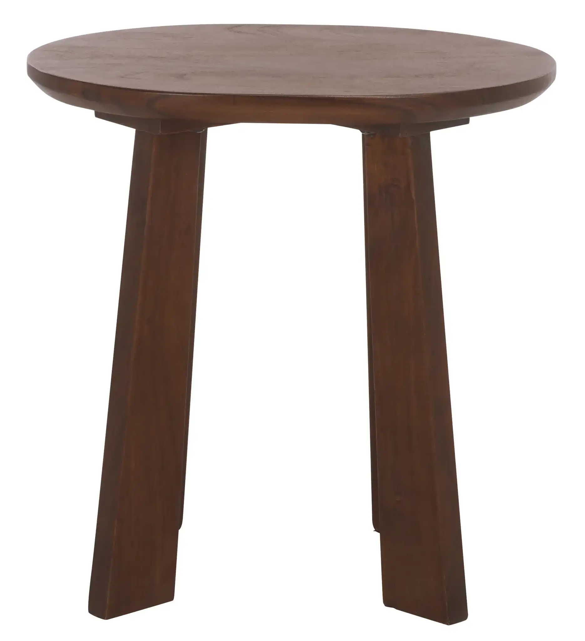 Zoro Round Stool in Brown